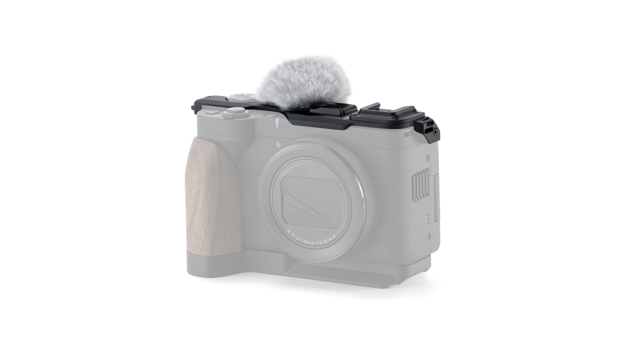 Top Plate for Canon PowerShot V1 – Black