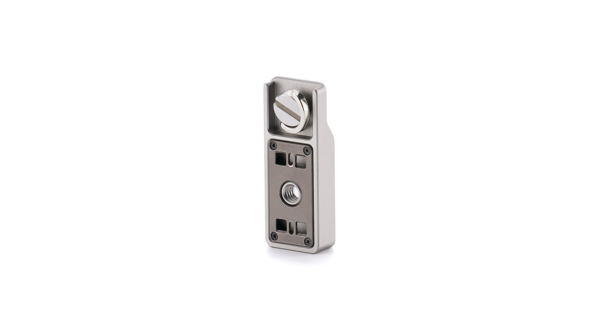 Horizontal Mounting Plate for Insta360 X5 Camera Cage – Titanium Grey