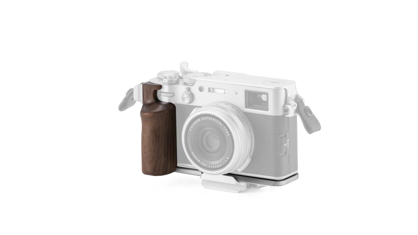 Mounting Baseplate with Wooden Grip for Fujifilm X100VI