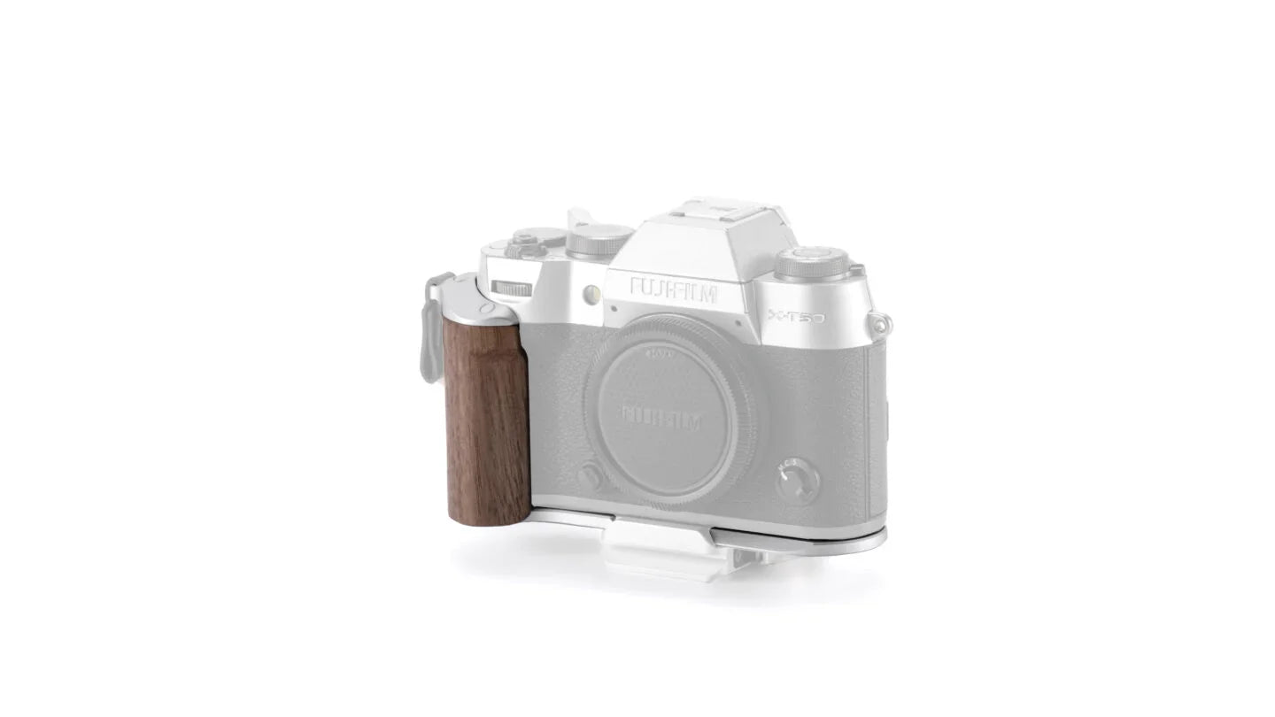 Mounting Baseplate with Wooden Grip for Fujifilm X-T50