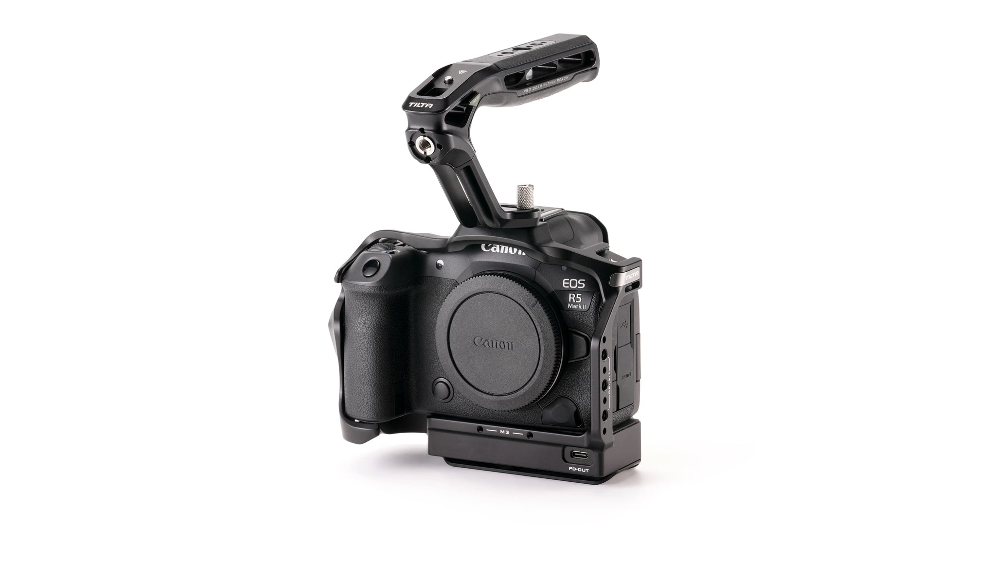 Camera Cage with Cooling System for Canon R5 Mark II Base Kit – Black