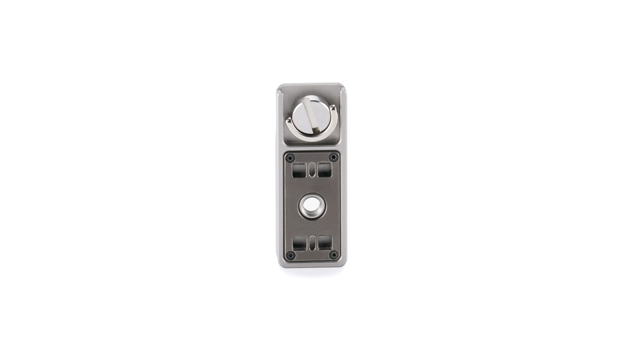 Horizontal Mounting Plate for Insta360 X5 Camera Cage – Titanium Grey
