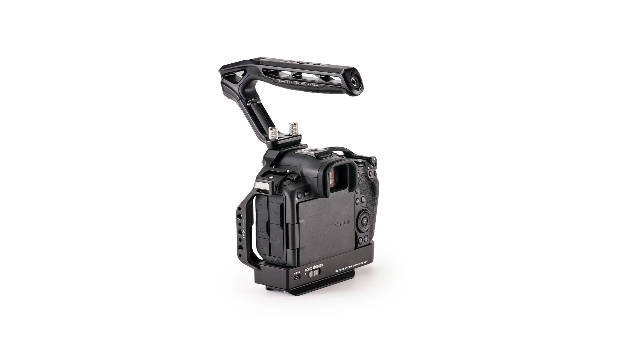 Camera Cage with Cooling System for Canon R5 Mark II Base Kit – Black