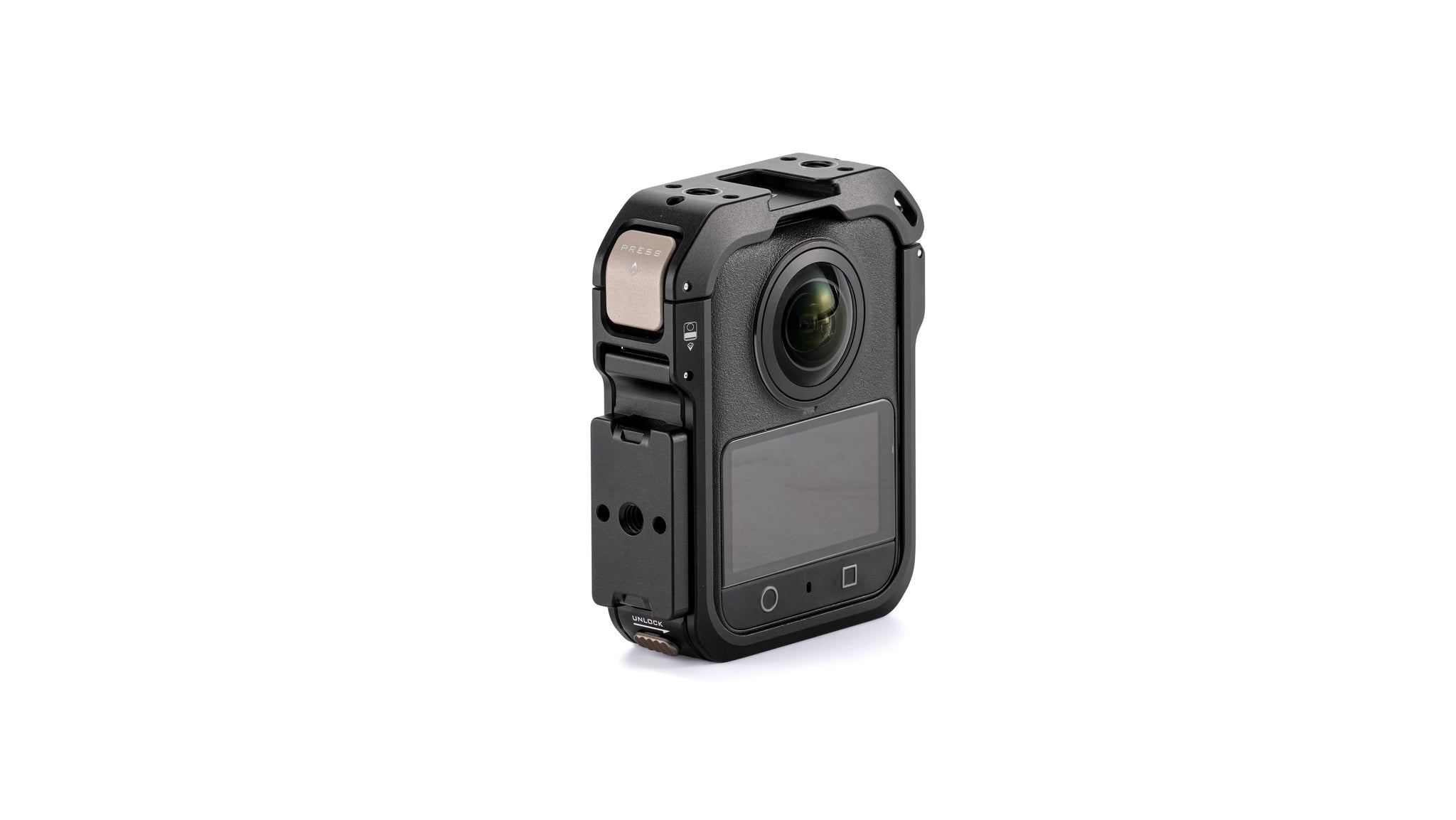 Camera Cage for DJI Osmo 360 Horizontal Mounting Kit - Black