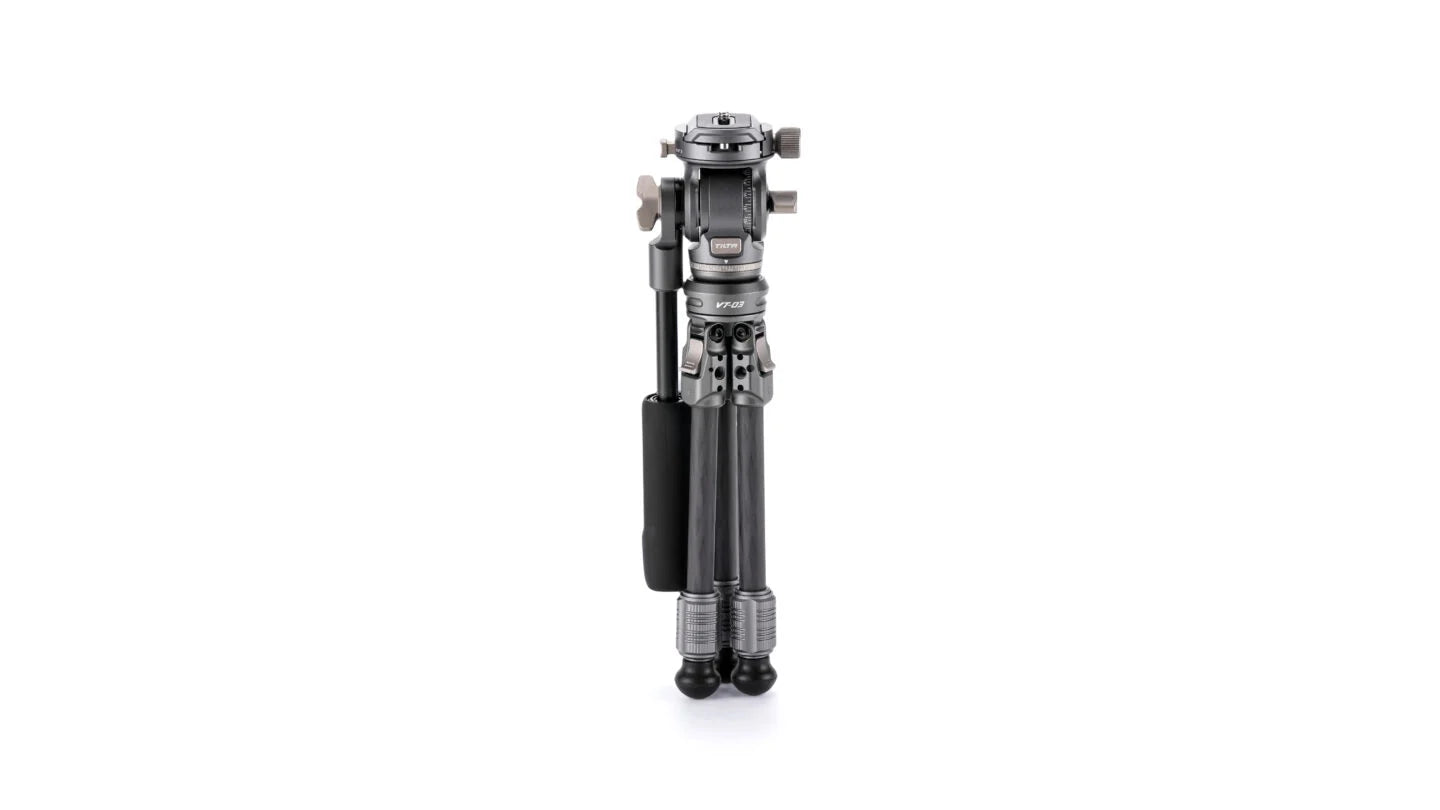 Tilta Tabletop Video Fluid Head with 1-Stage Carbon Fiber Tripod Legs (3KG)