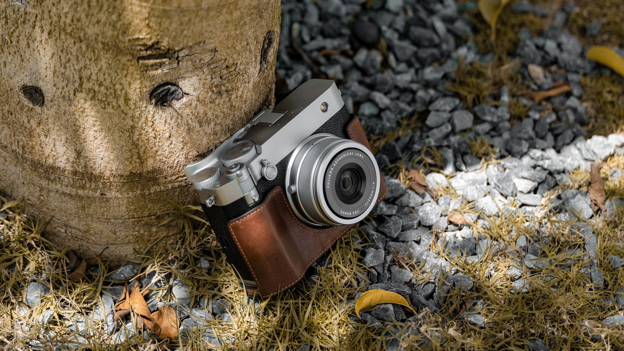 Leather Camera Case for Fujifilm GFX100RF – Brown