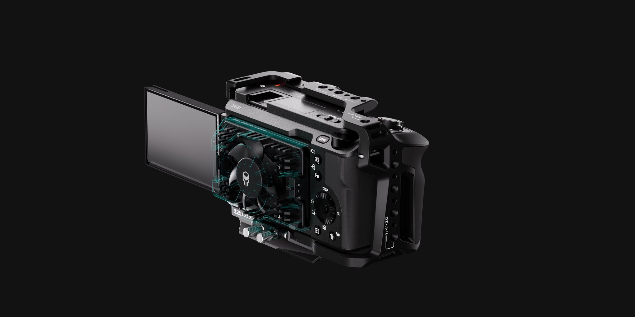 Cooling System for Sony ZV-E1 - Black