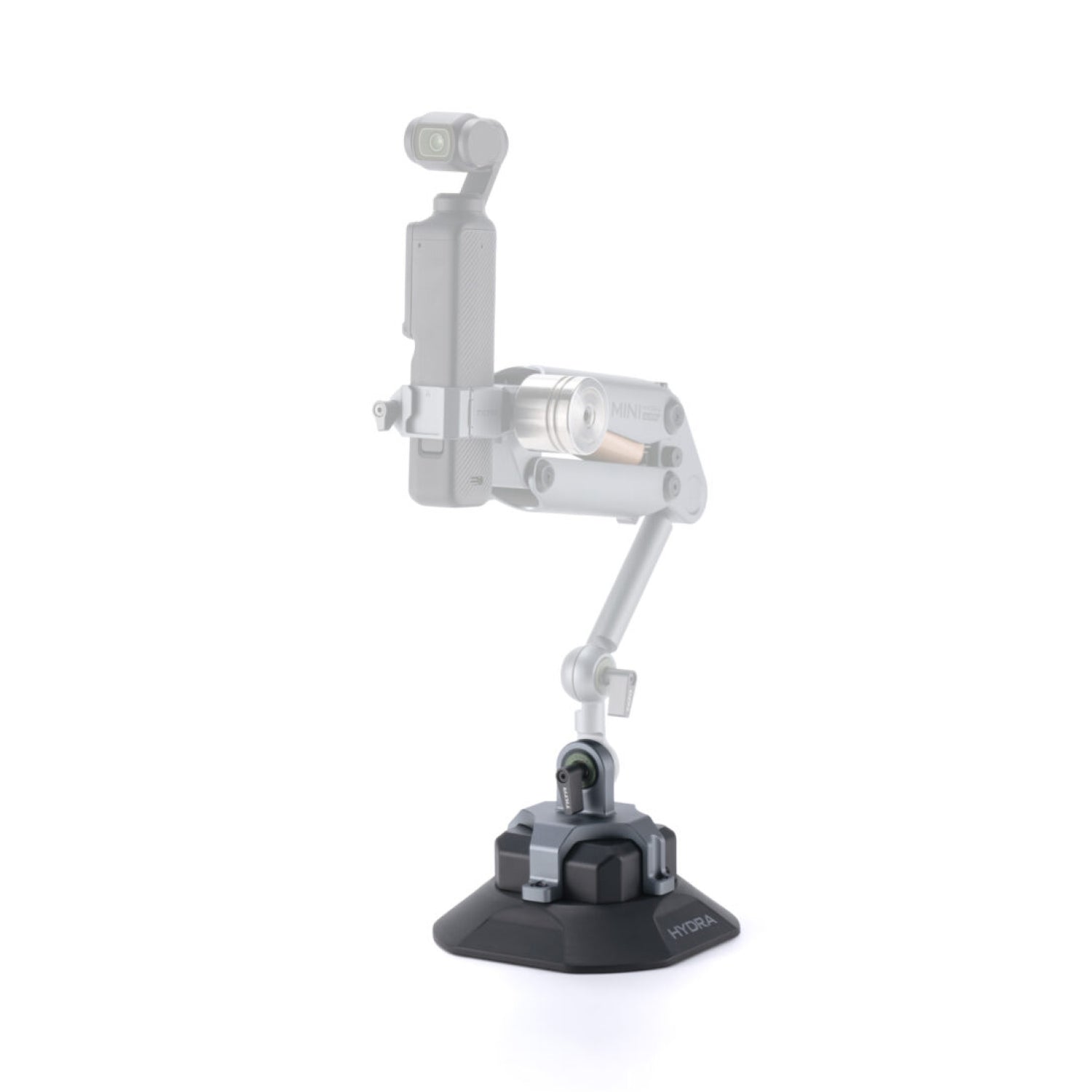 Electronic Suction Cup (4.5″) with Rosette Mounting Bracket – Titanium Grey