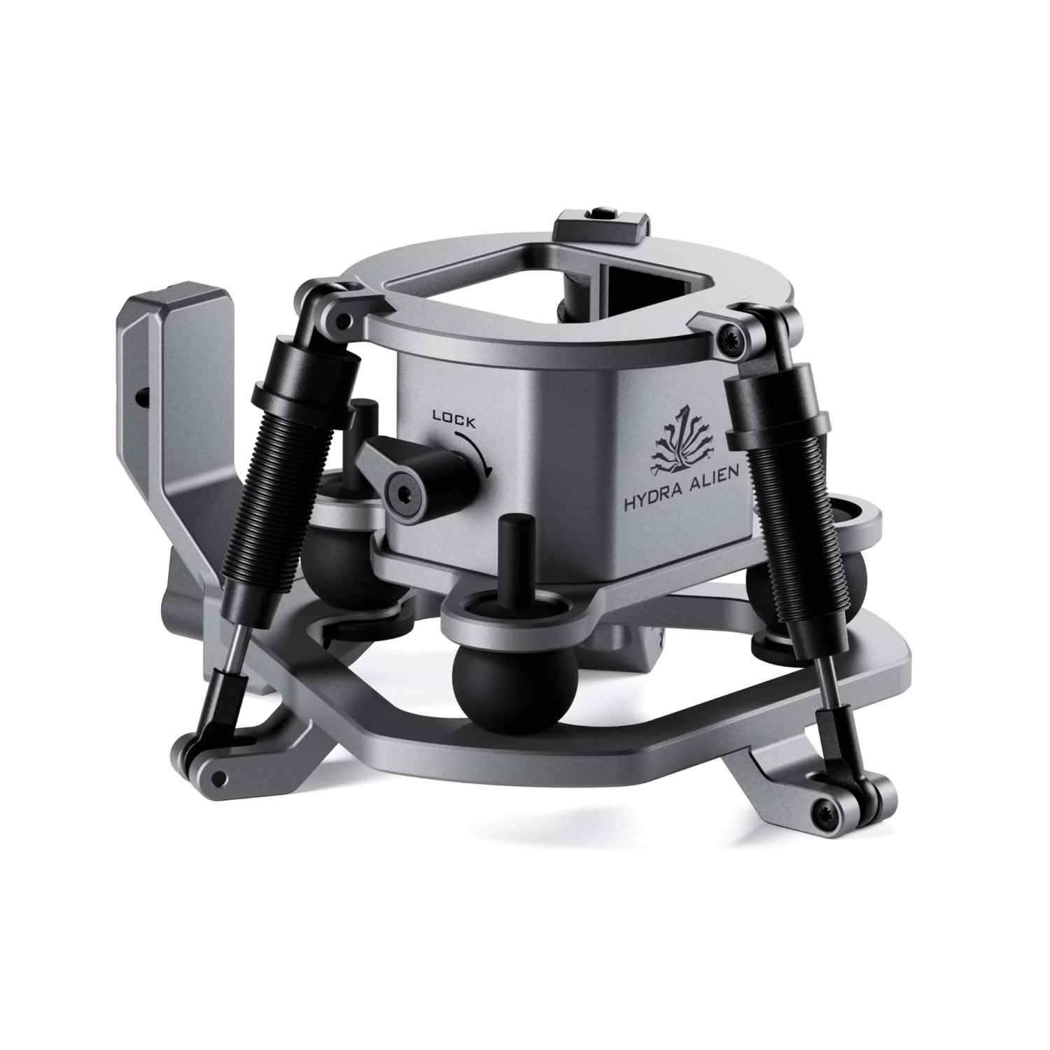 Shock Absorbing Head for Hydra Alien Mini – Titanium Grey