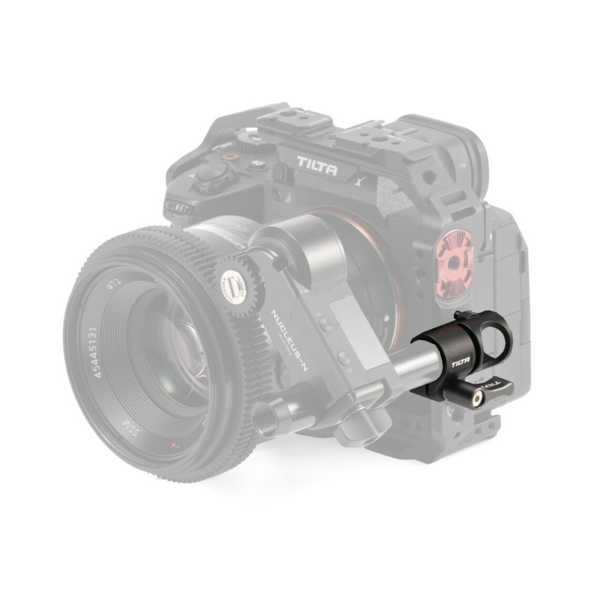 15mm Rod Holder to 1/4"-20 Adapter (Side Mounted) - Black