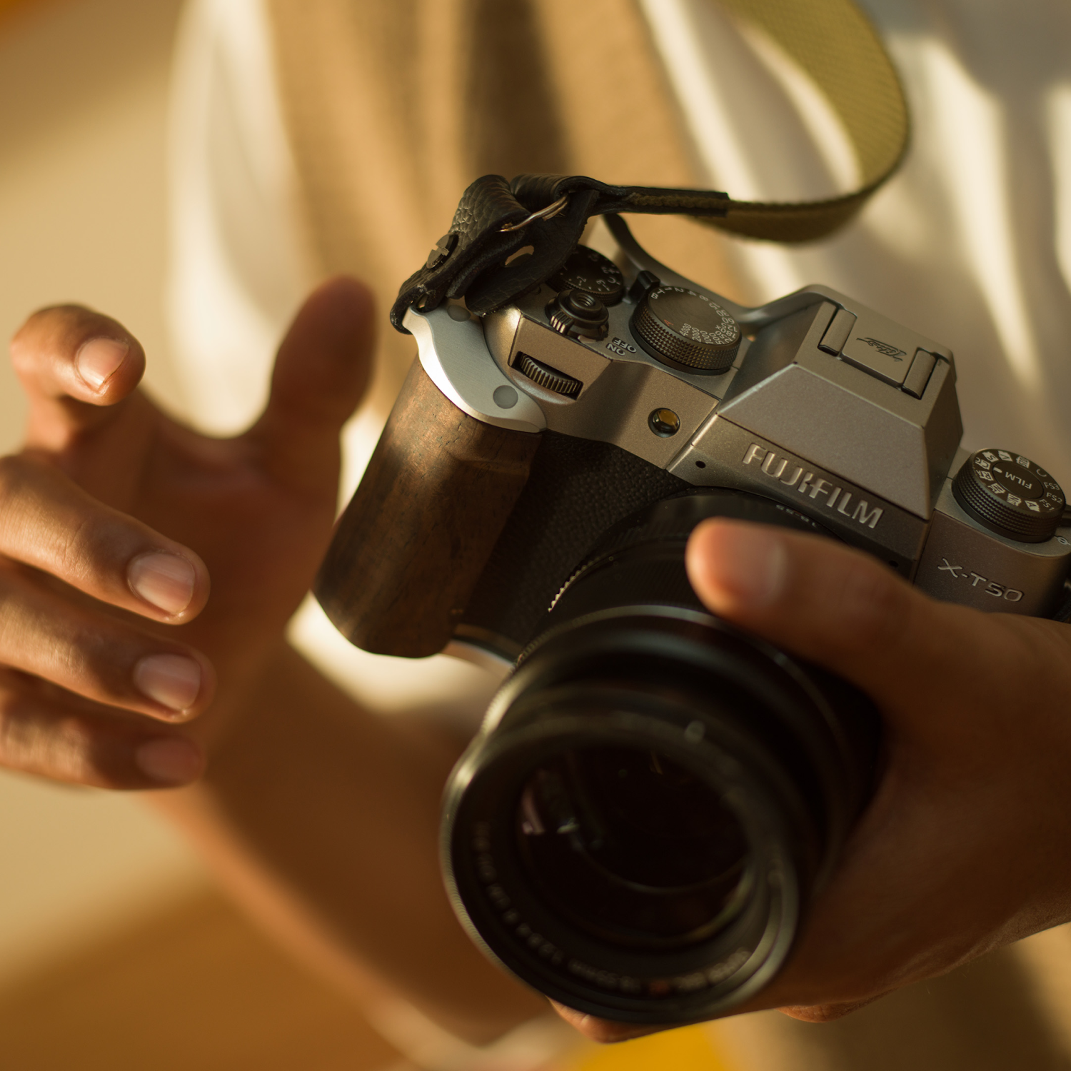 Vintage Camera Cage for Fujifilm X-T50 Base Kit