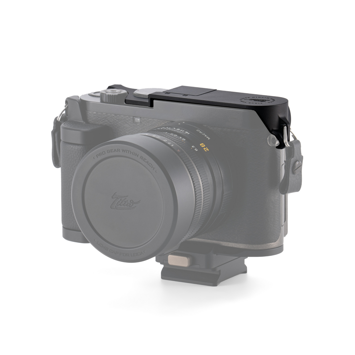 Top Protection Plate with Thumb Bracket for Leica Q3 Black