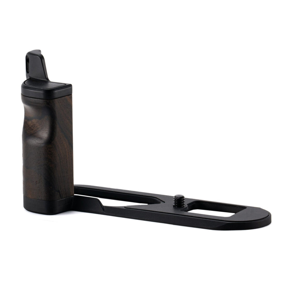 Mounting Baseplate with Wooden Grip for Leica Q3 Black