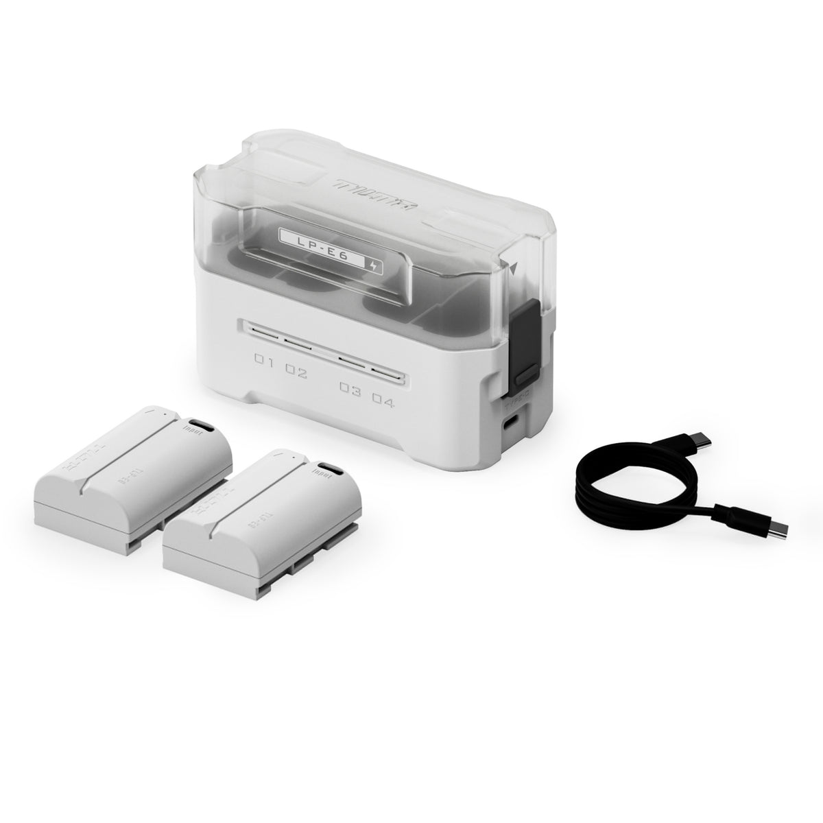 Tilta Portable Charging Station for Canon LP-E6 Battery (4 Channel) – Green