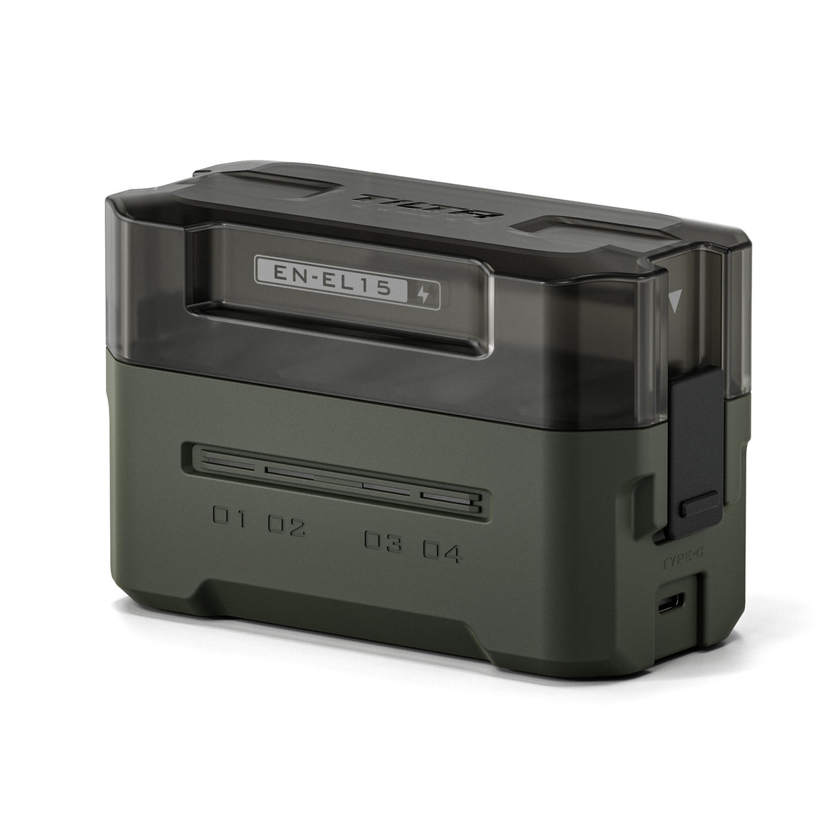 Tilta Portable Charging Station for Nikon EN-EL15C Battery (4 Channel) – Green