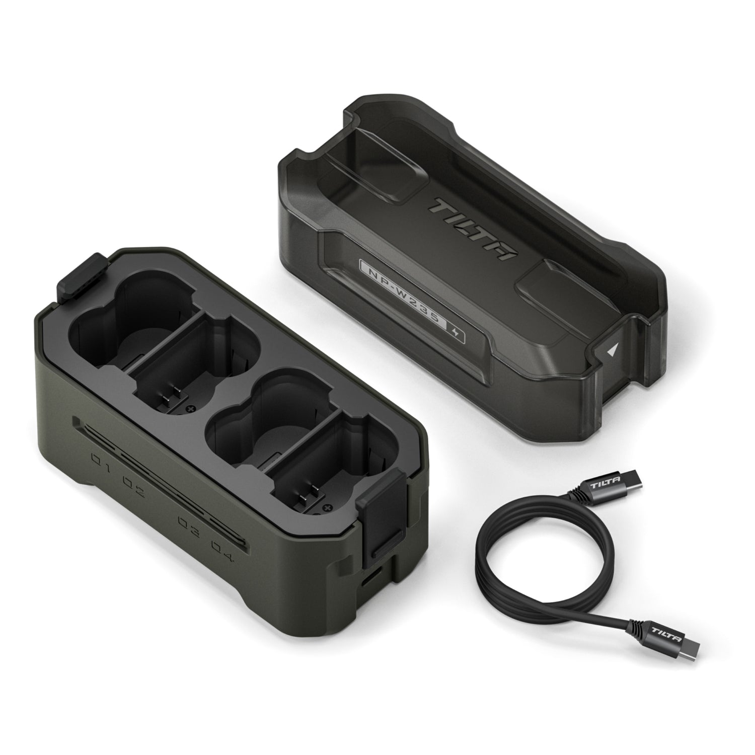 Tilta Portable Charging Station for Fujifilm NP-W235 Battery (4 Channel) – Green