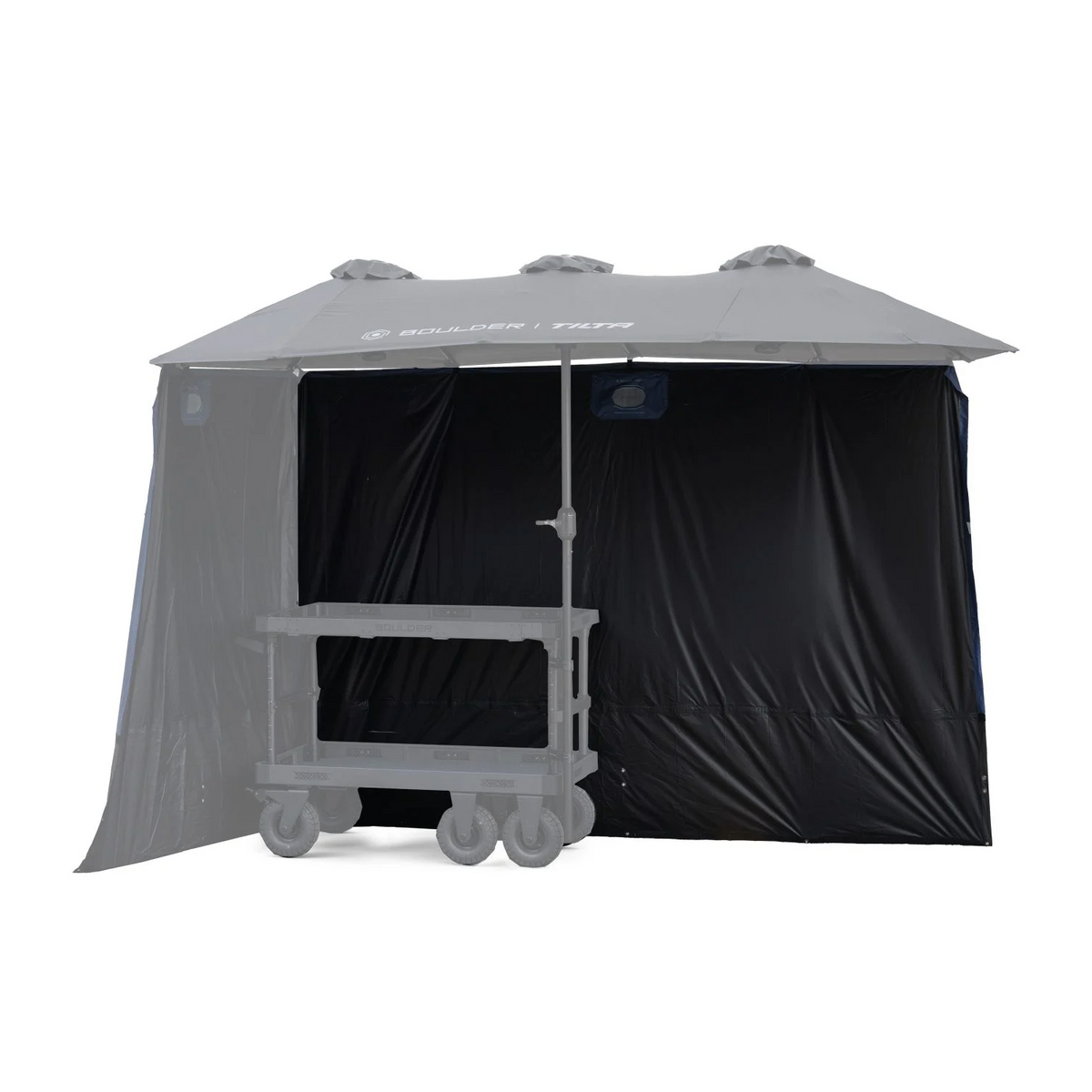 Sunshade for Boulder Camera Cart Extended Umbrella – Black