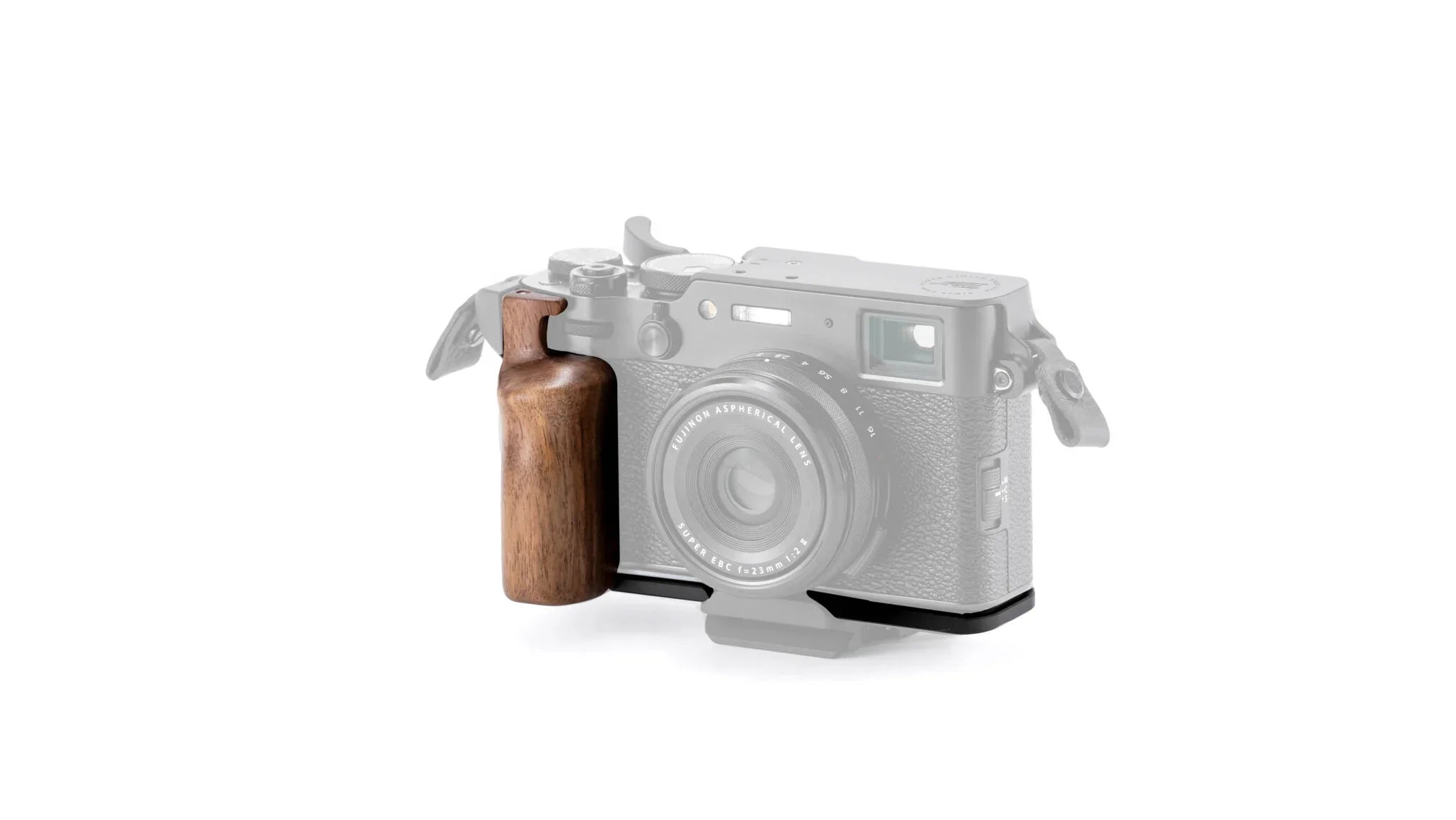 Mounting Baseplate with Wooden Grip for Fujifilm X100VI
