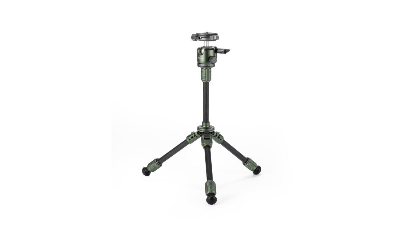 Tilta BT03E Tabletop Ball Head with 1-Stage Carbon Fiber Tripod Legs (3KG) Extendable Edition