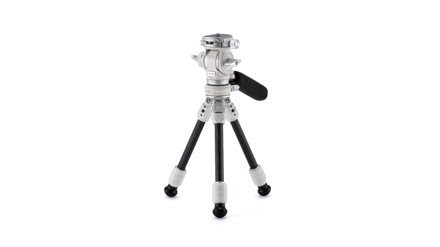 Tilta Tabletop Video Fluid Head with 1-Stage Carbon Fiber Tripod Legs (3KG)