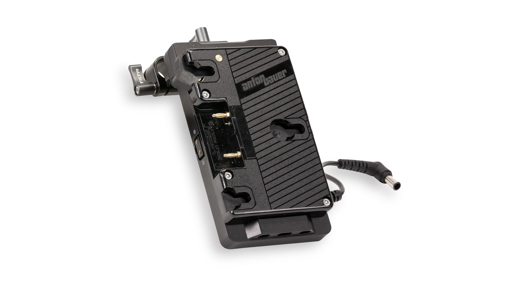 #battery plate_gold mount