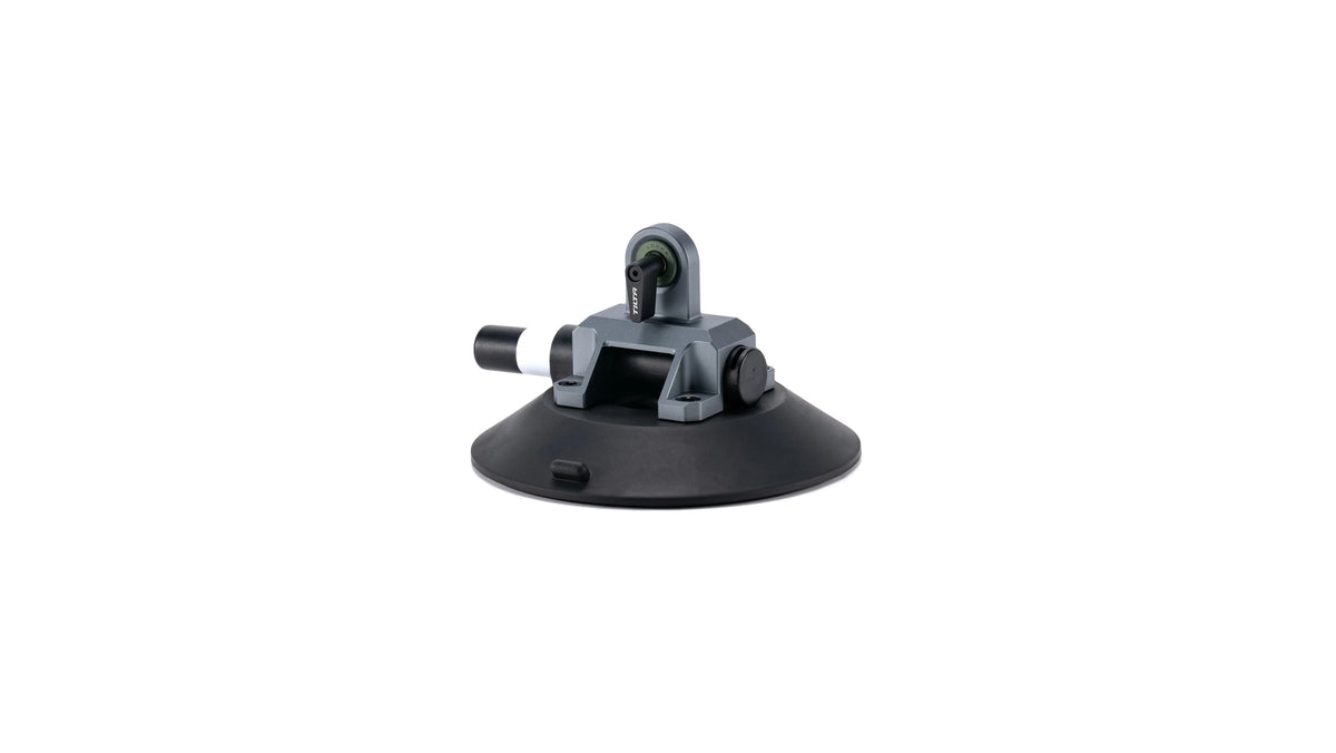 Suction Cup (6″) with Rosette Mounting Bracket - Titanium Grey