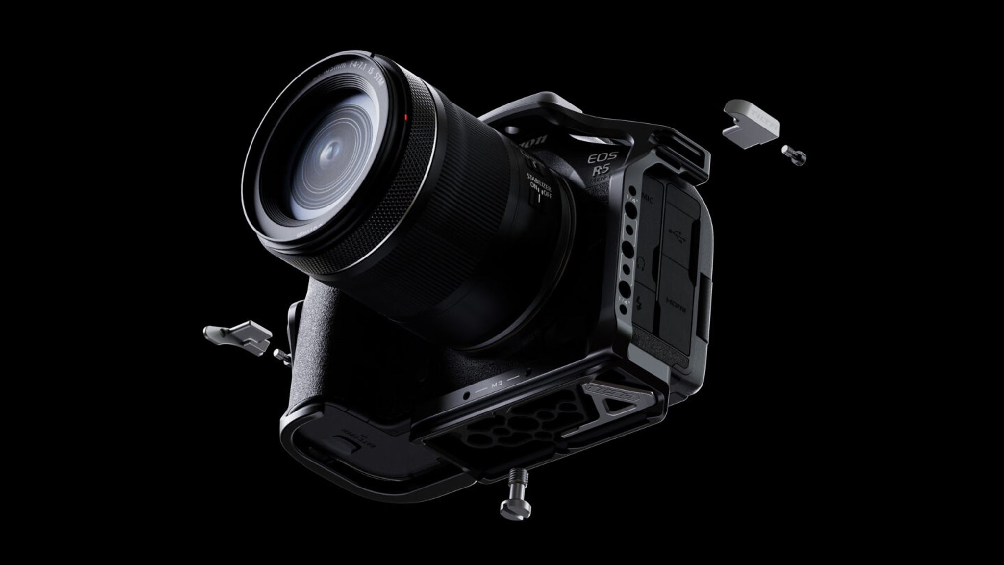 Camera Cage for Canon R5 Mark II Lightweight Kit – Black