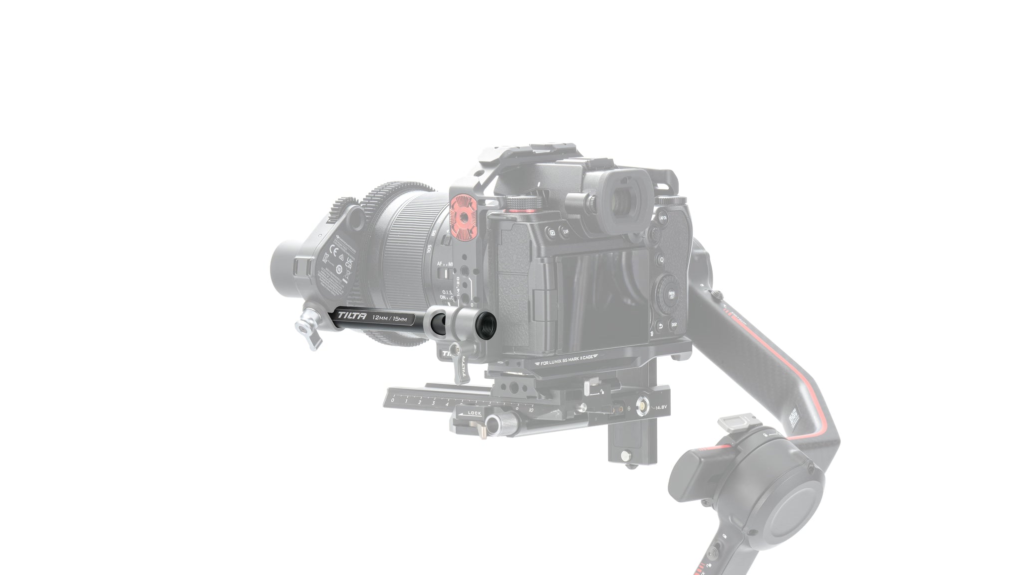 Tilta 15mm to 12mm DJI Rod Adapter - Black