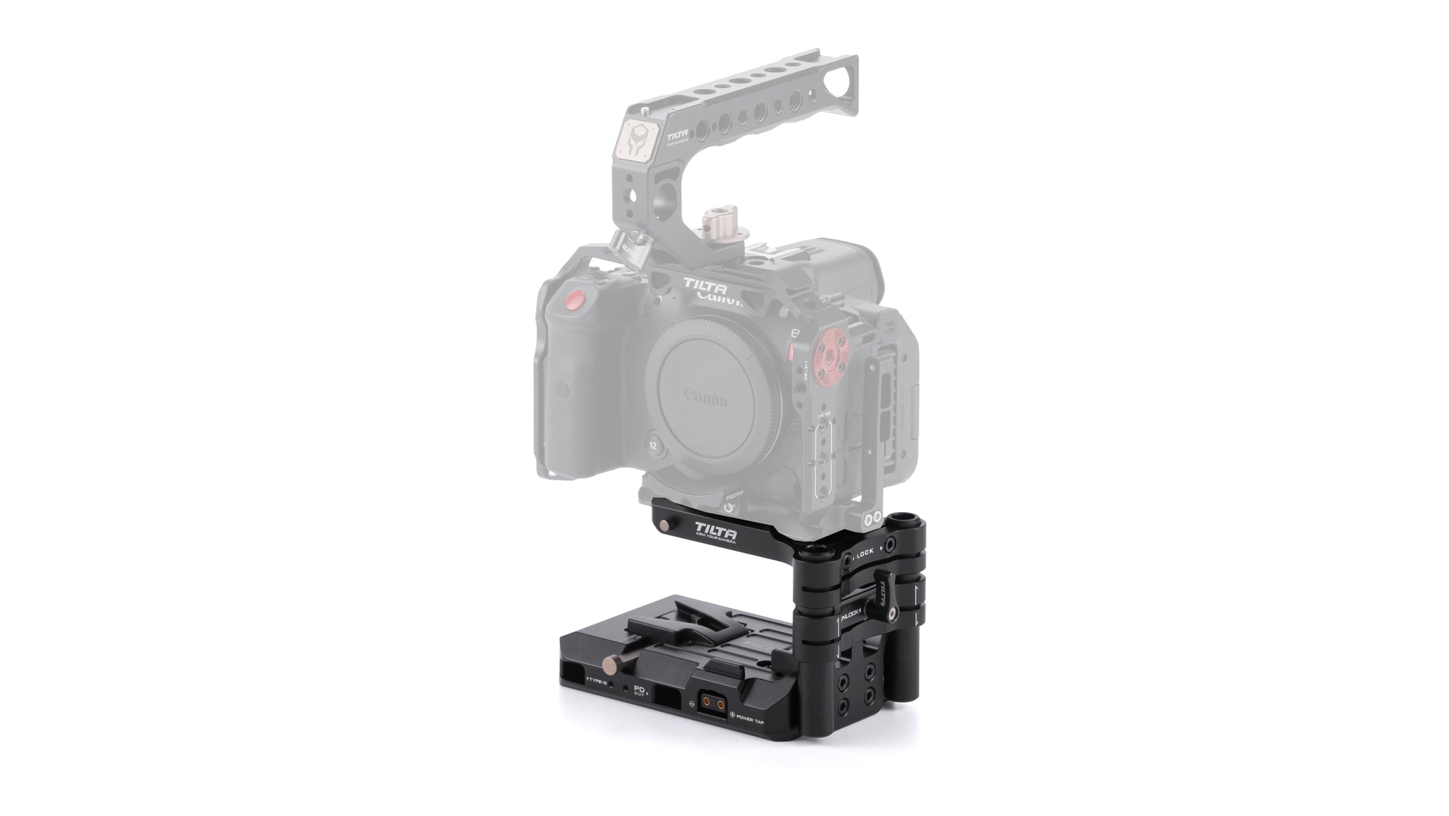 Tilta PD V Mount Battery Baseplate (ARCA) - Black