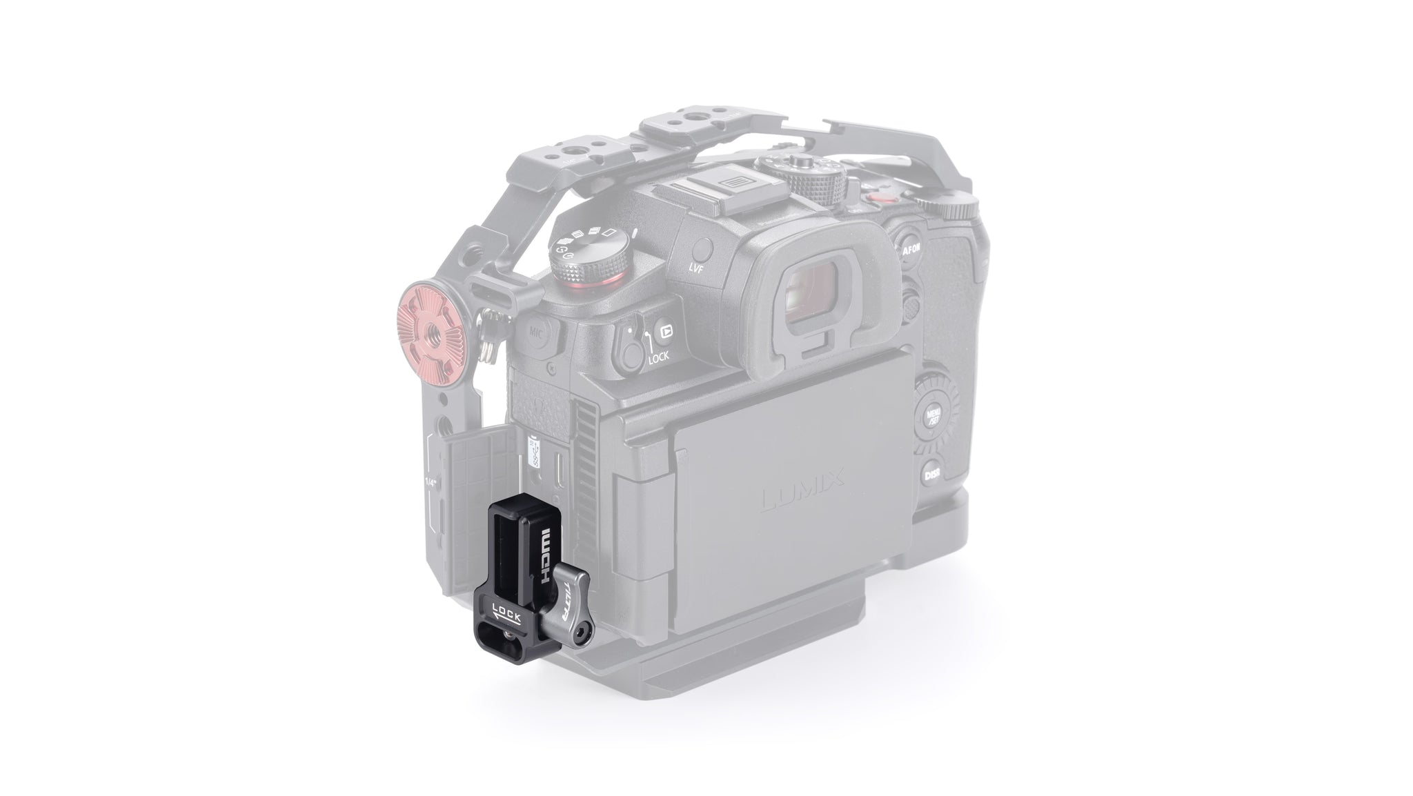 HDMI Clamp Attachment for Panasonic GH6 - Black