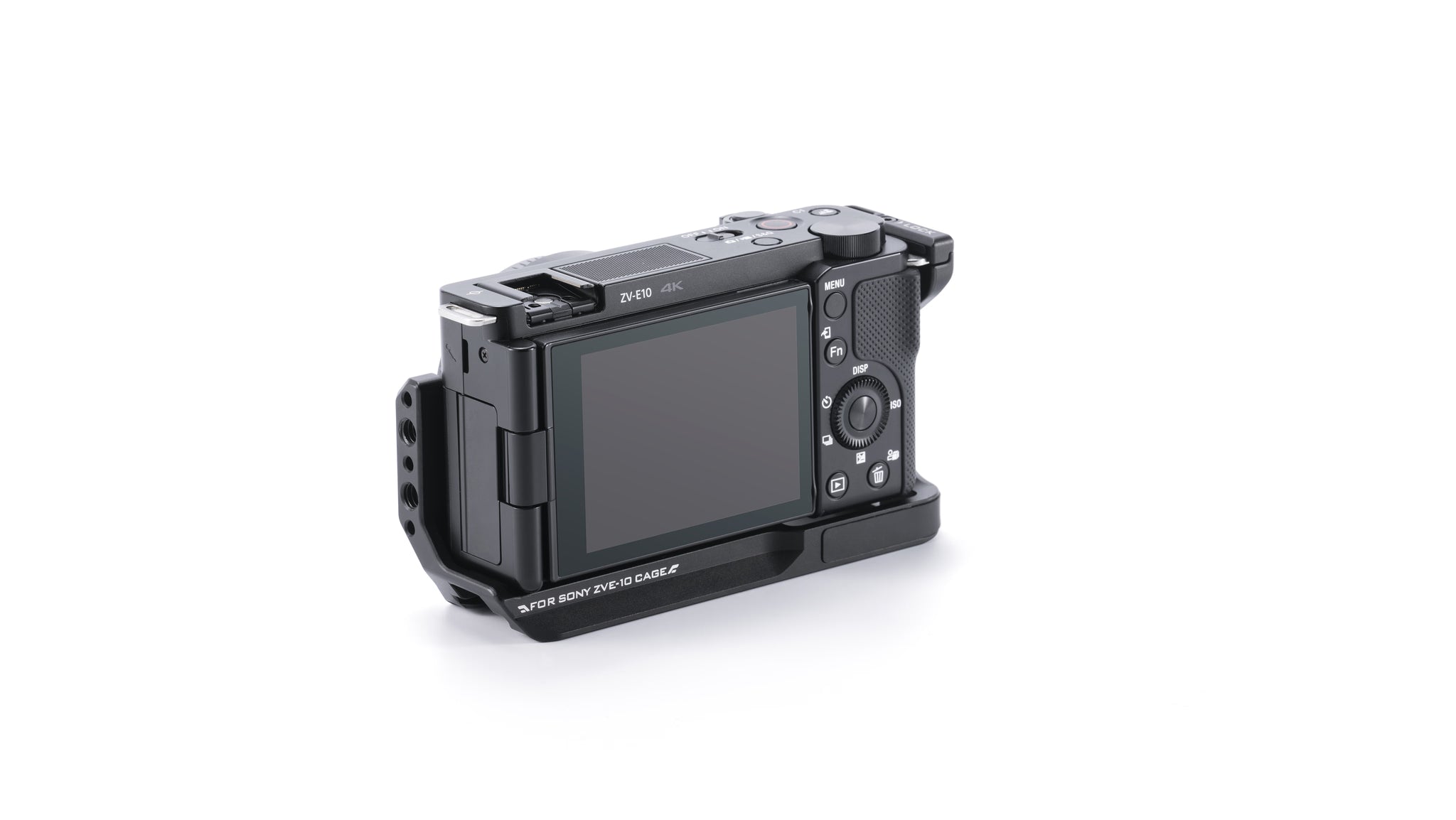 L-Bracket Mounting Plate for Sony ZV-E10 - Black