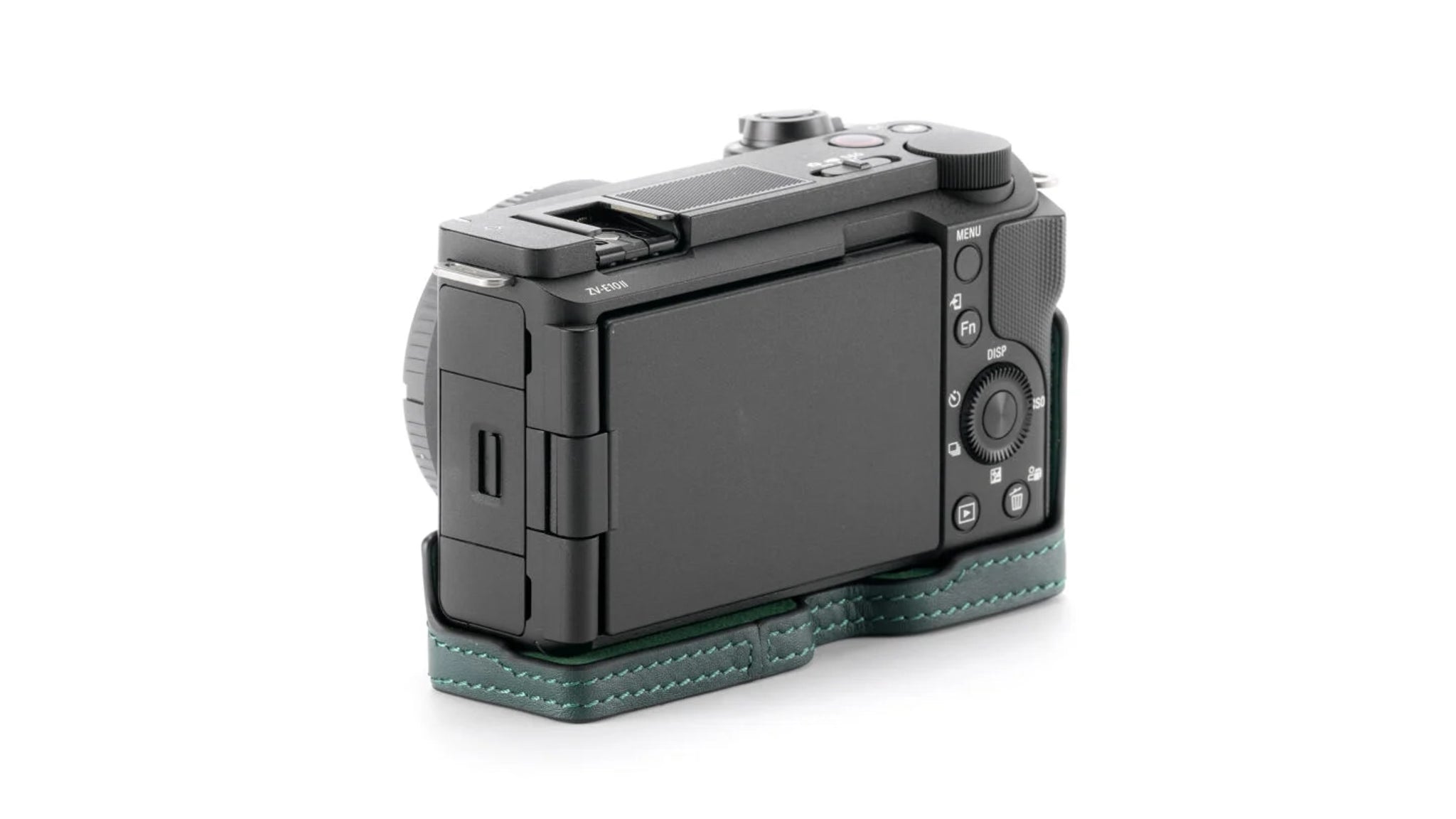 Leather Camera Case for Sony ZV-E10 II – Green