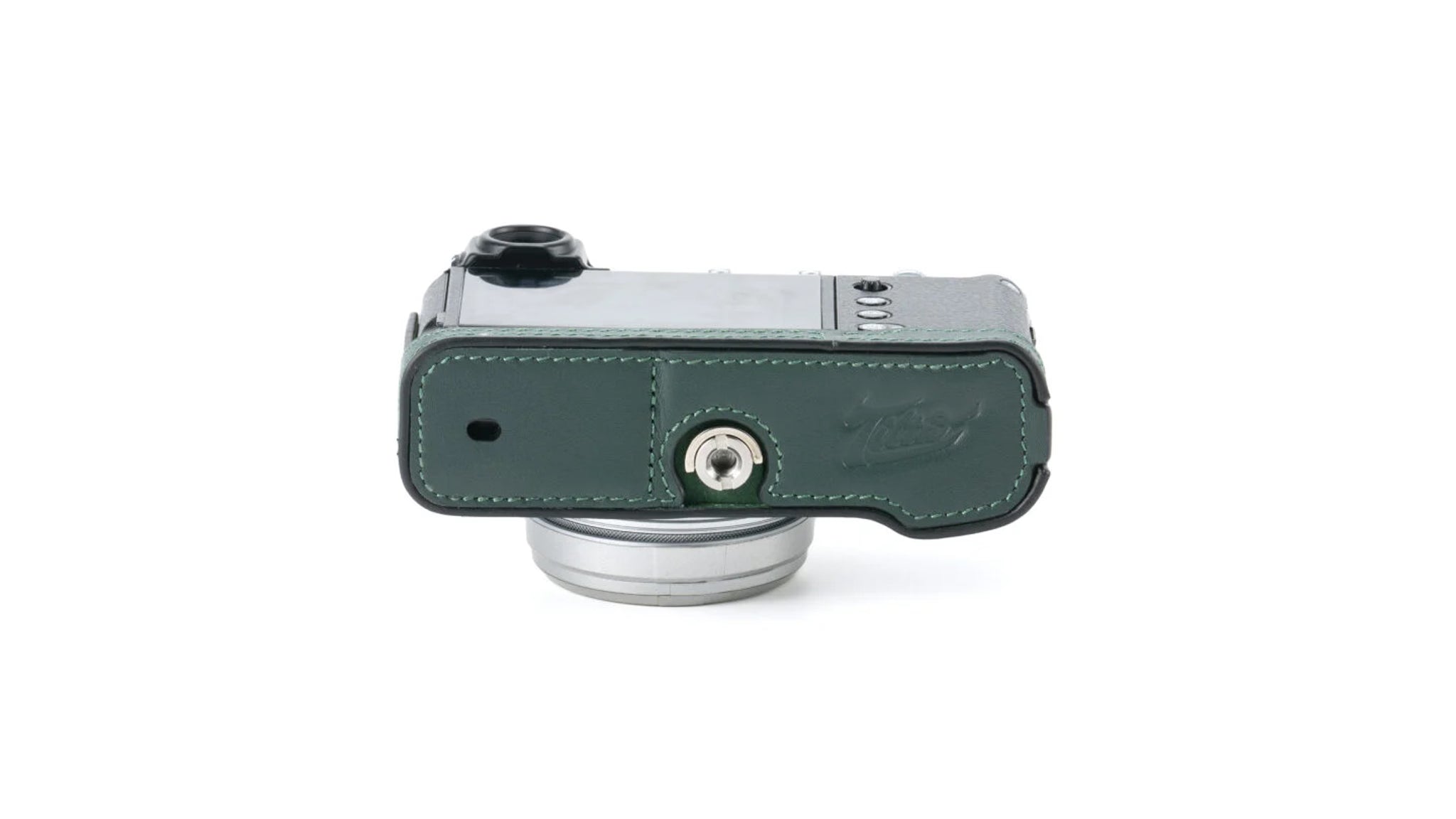 Leather Camera Case for Fujifilm X100VI – Green