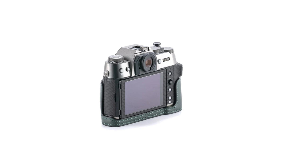 Leather Camera Case for Fujifilm X-T50 – Green