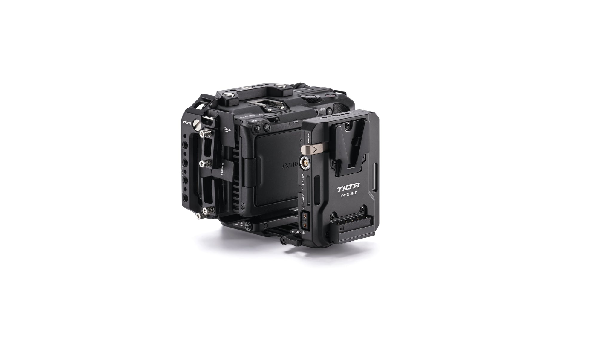Camera Cage for Canon C50 Power Kit – Black