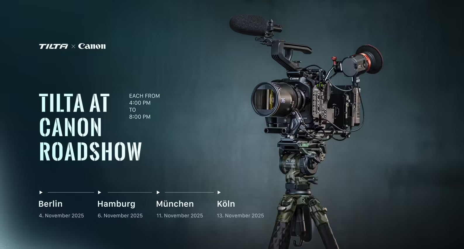 Joins the Canon Teltec Roadshow in Germany