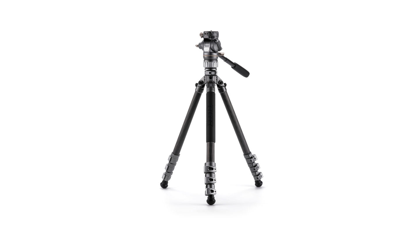Tilta VT05 Travel Video Fluid Head with 3-Stage Carbon Fiber Tripod Legs (5KG)