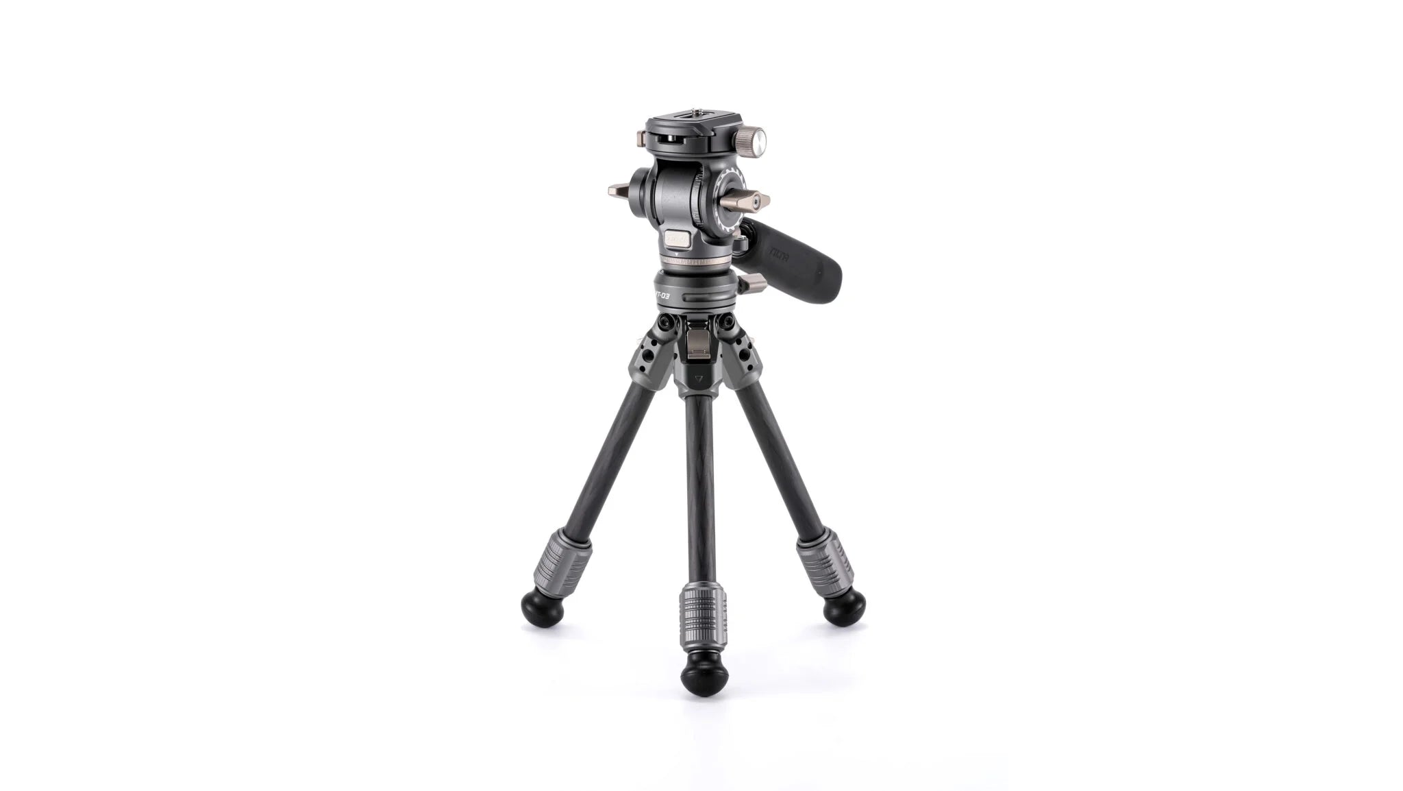 Tilta Tabletop Video Fluid Head with 1-Stage Carbon Fiber Tripod Legs (3KG)