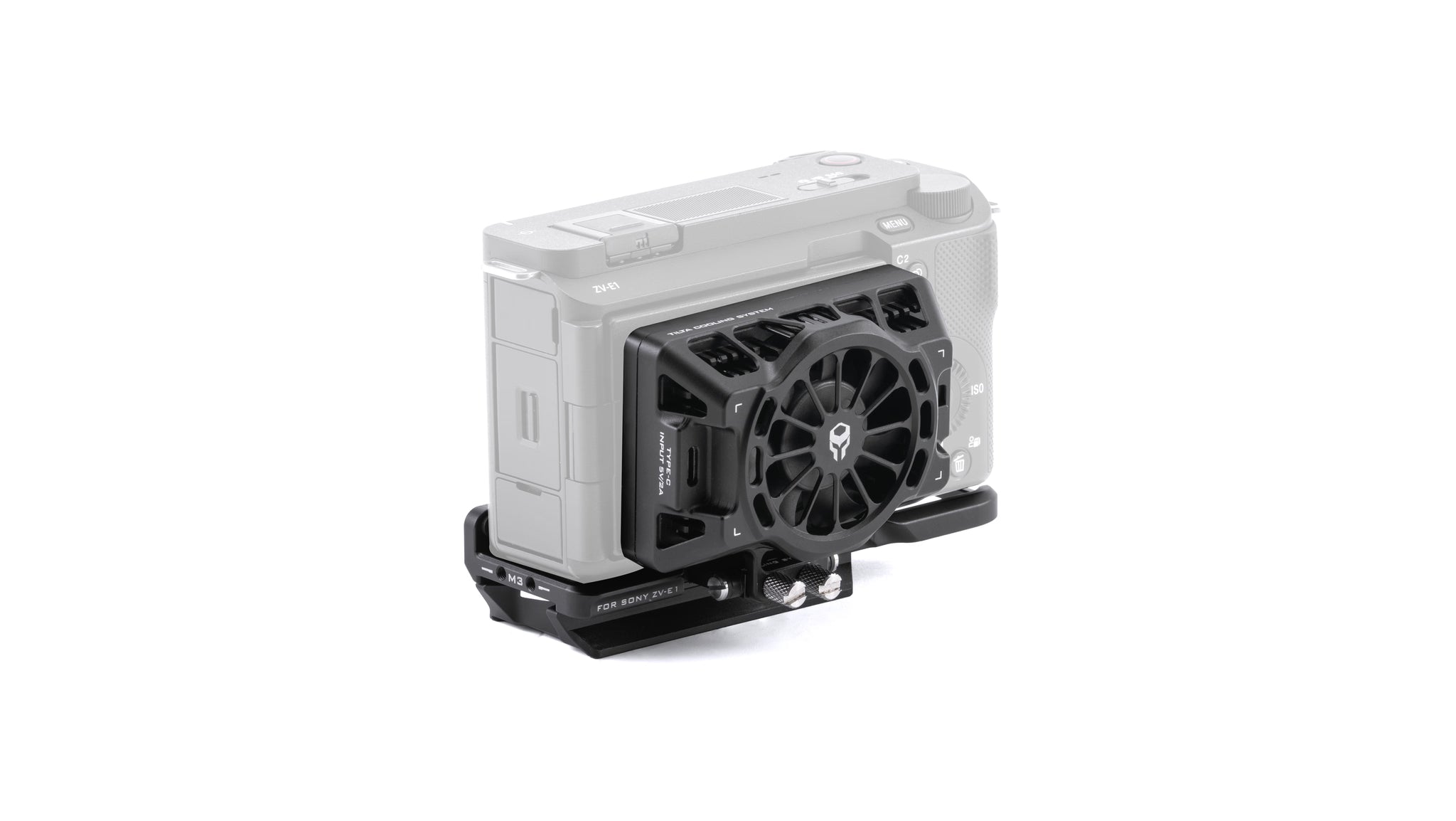 Cooling System Baseplate Kit for Sony ZV-E1 - Black