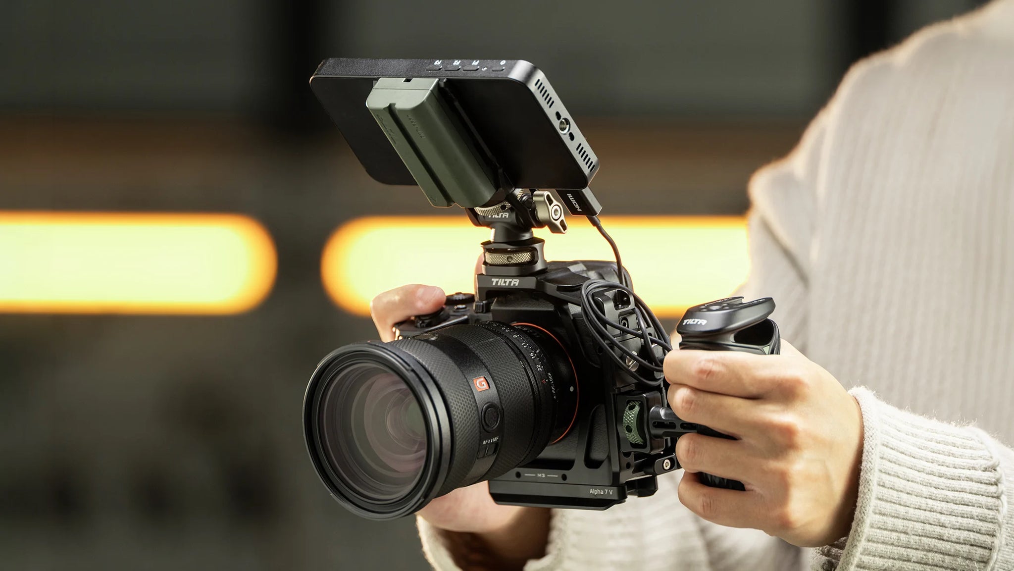 Camera Cage for Sony Alpha 7 V Pro Kit – Black