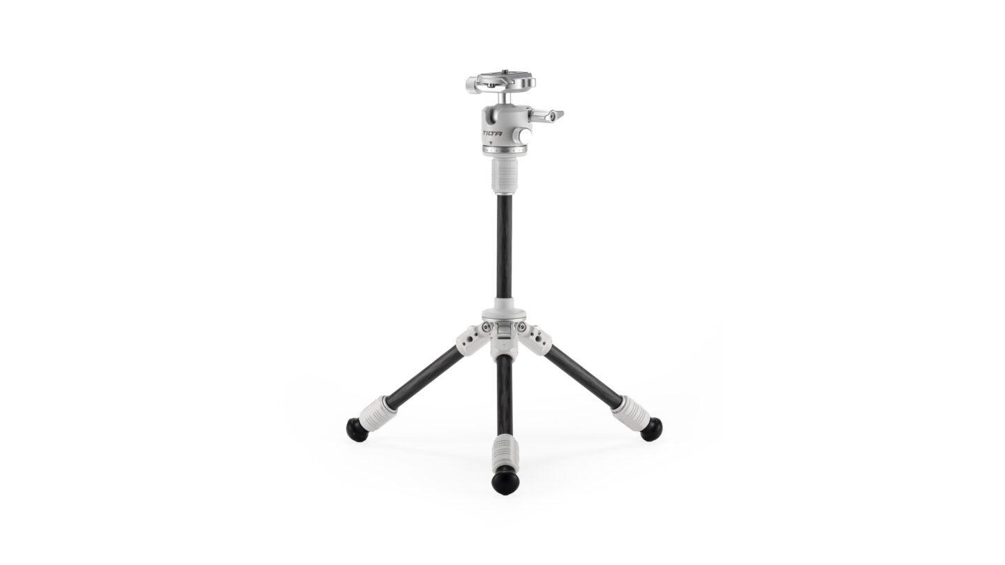 Tilta BT03E Tabletop Ball Head with 1-Stage Carbon Fiber Tripod Legs (3KG) Extendable Edition