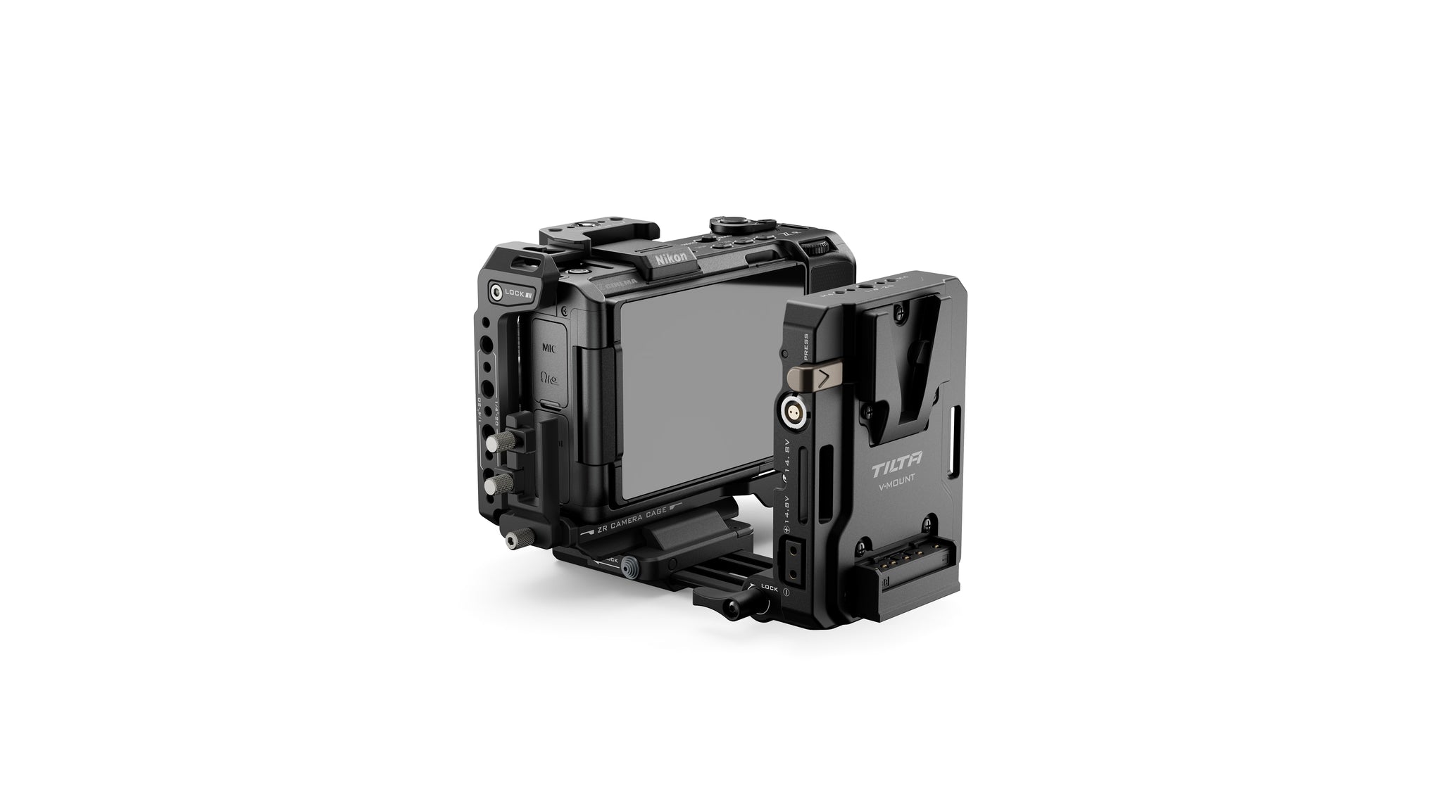 Camera Cage for Nikon ZR Power Kit – Black