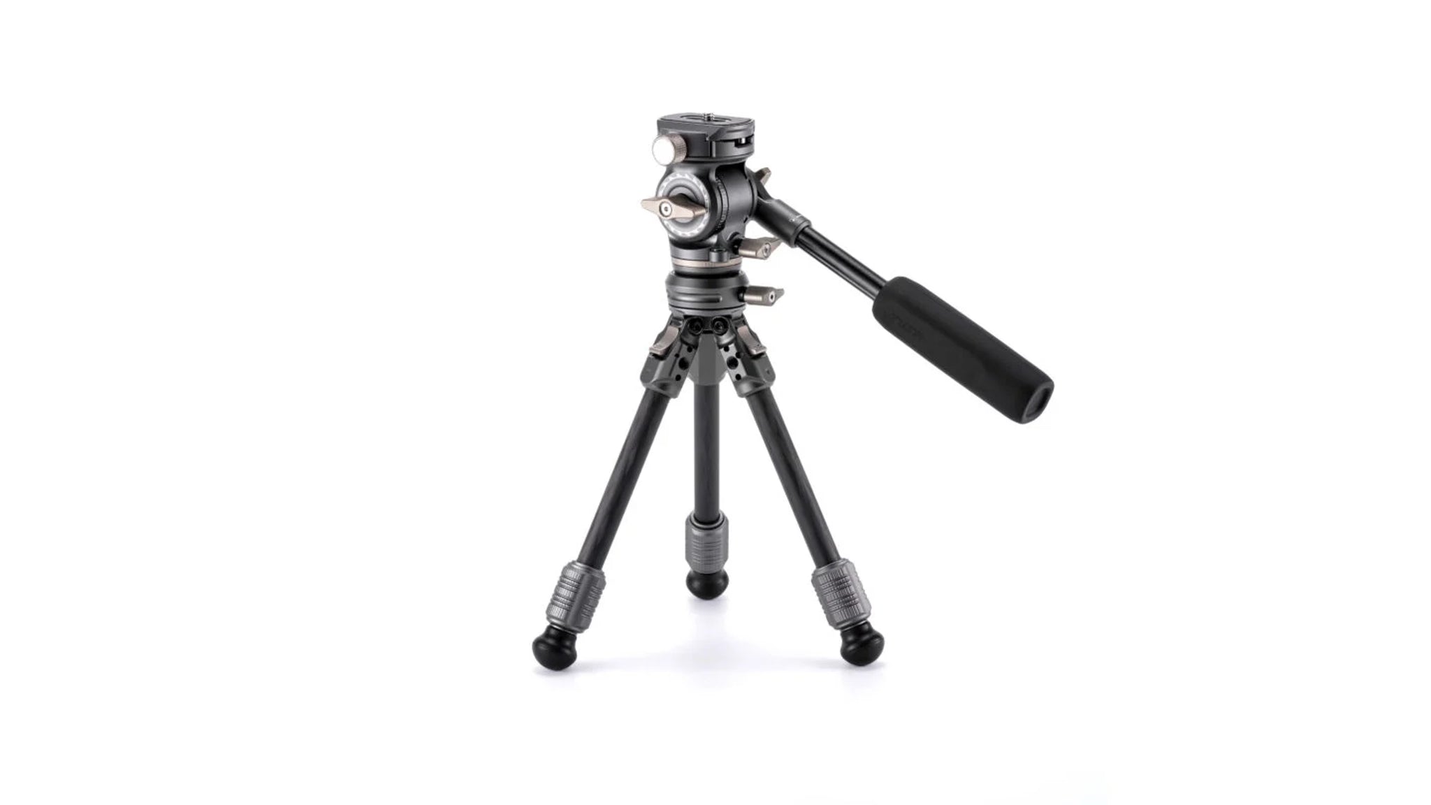 Tilta Tabletop Video Fluid Head with 1-Stage Carbon Fiber Tripod Legs (3KG)