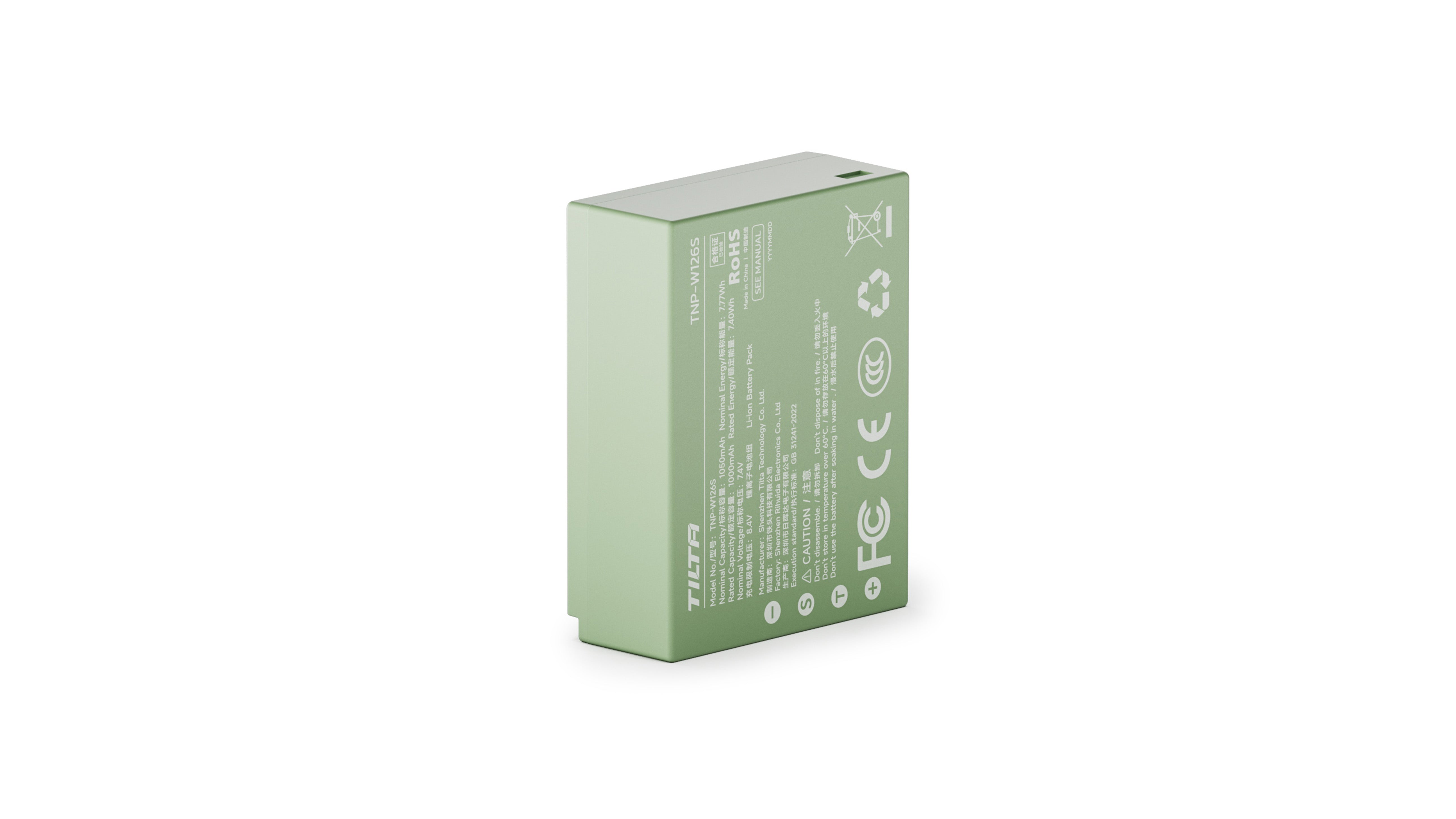 Tilta NP-W126S Battery with USB-C Input (1050mAh)