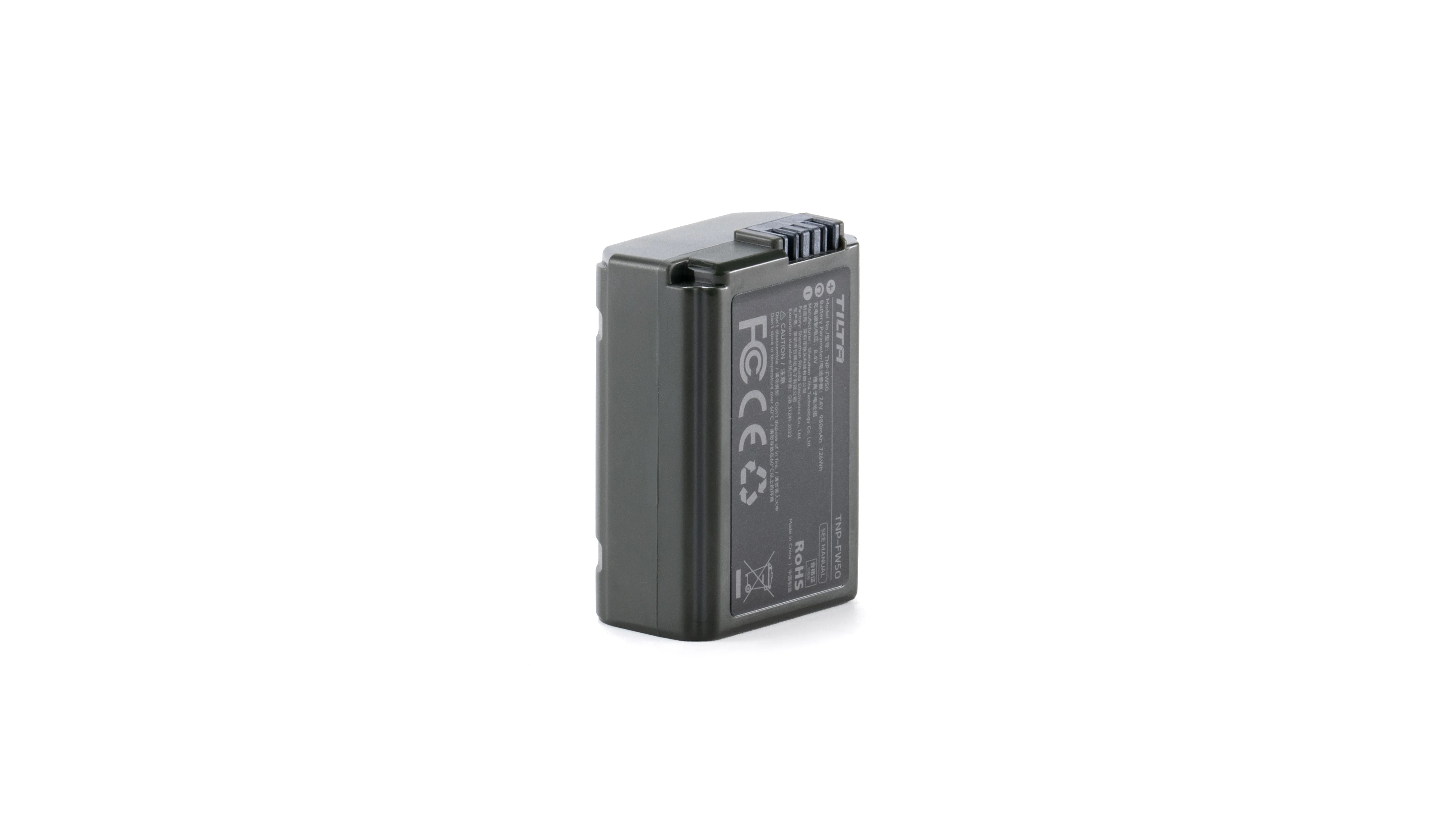 Tilta NP-FW50 Battery with USB-C Input (980mAh) – Green