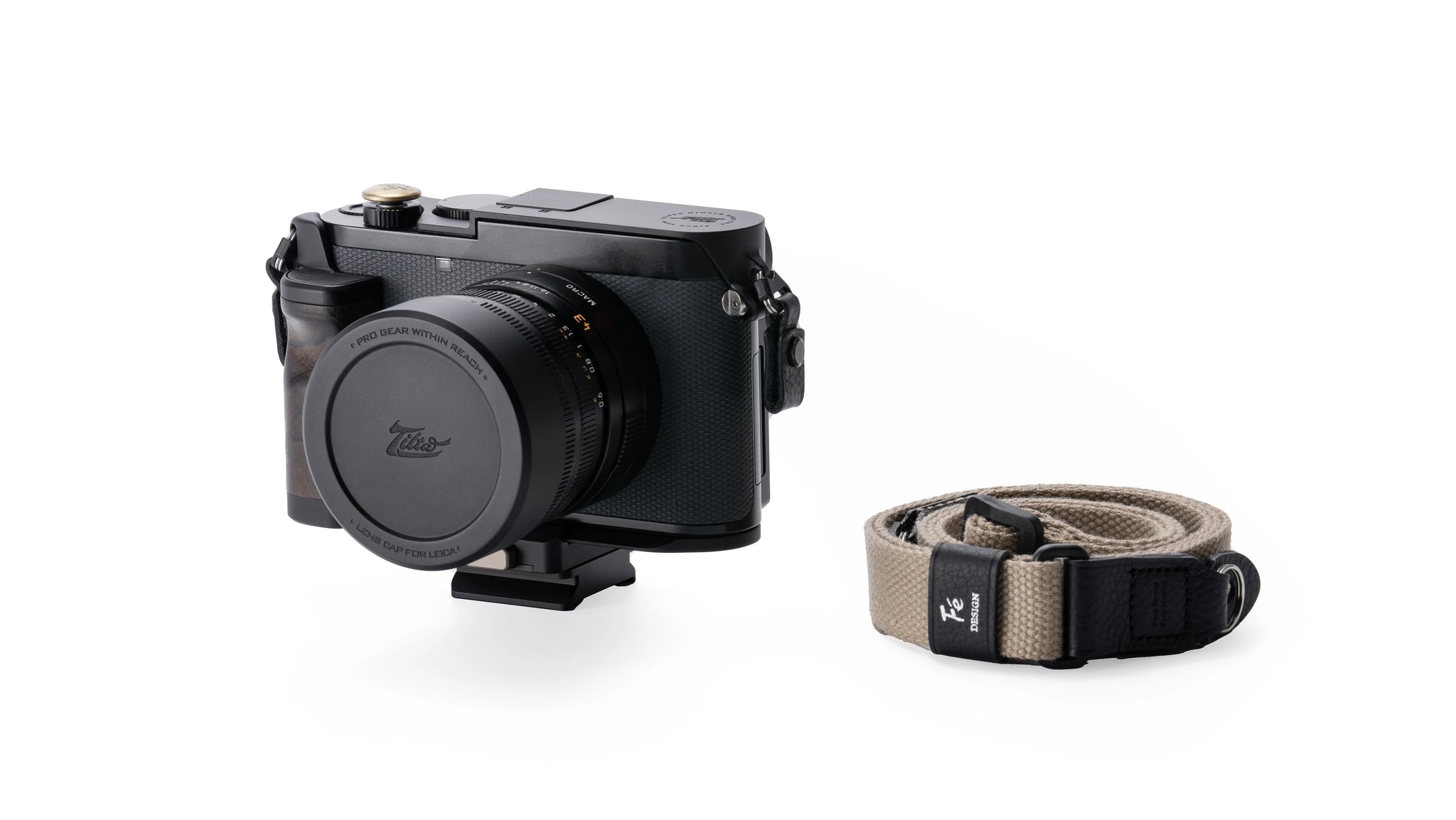 Vintage Camera Cage for Leica Q3 Travel Kit - Black