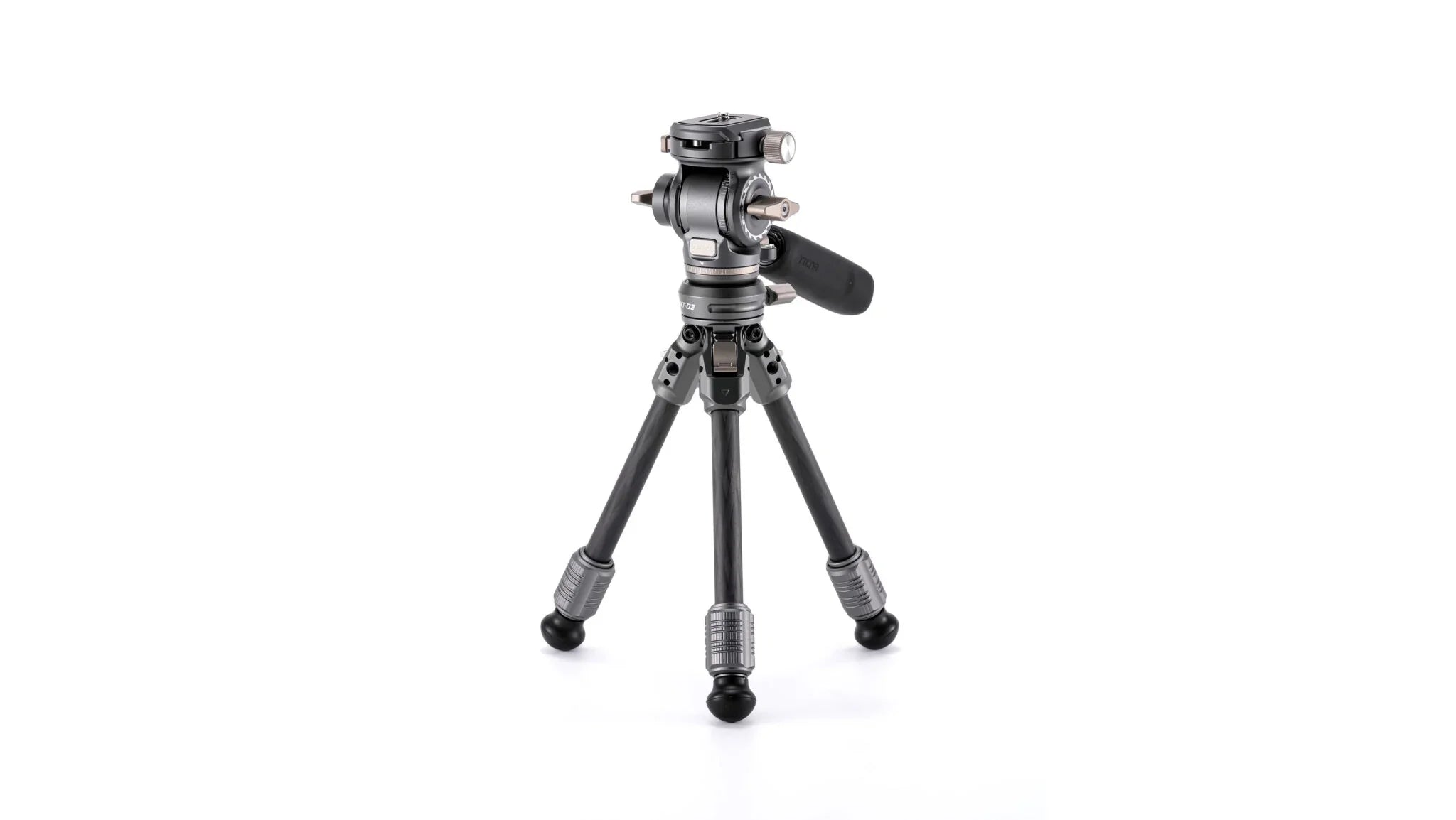 Tilta Tabletop Video Fluid Head with 1-Stage Carbon Fiber Tripod Legs (3KG)