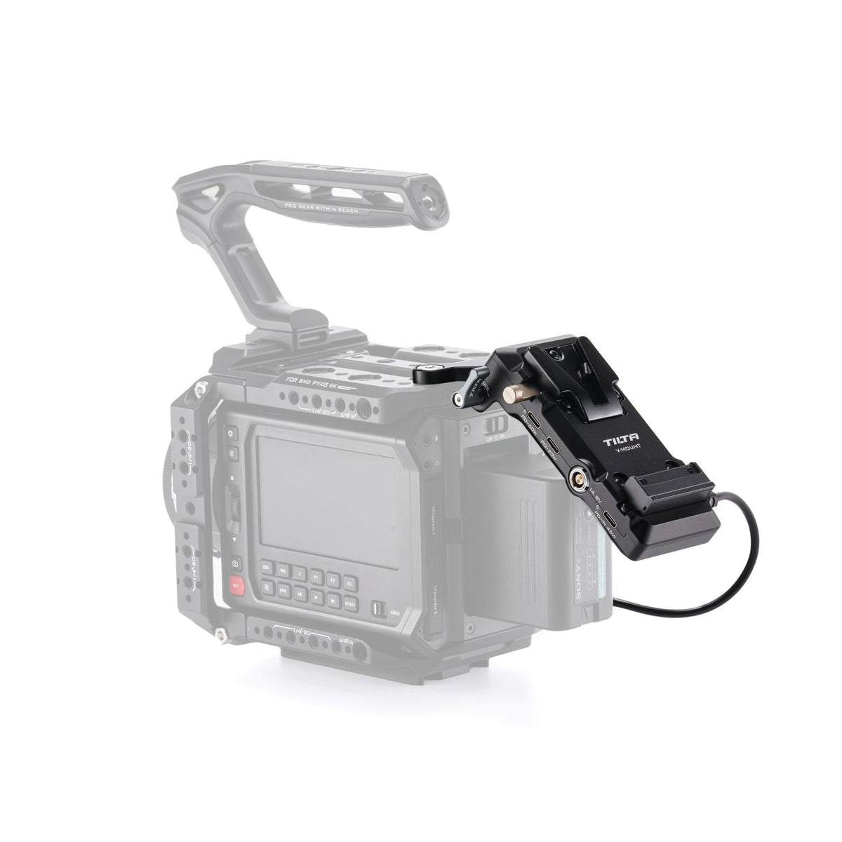 Foldable Battery Plate for Blackmagic PYXIS 6K/12K