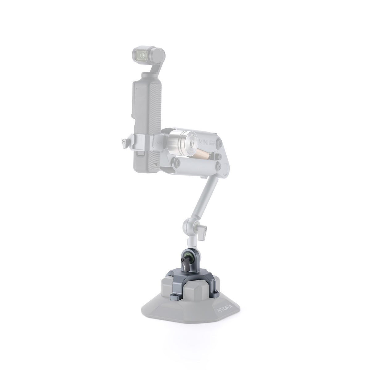 Rosette Mounting Bracket for Electronic Suction Cup (4.5″) – Titanium Grey