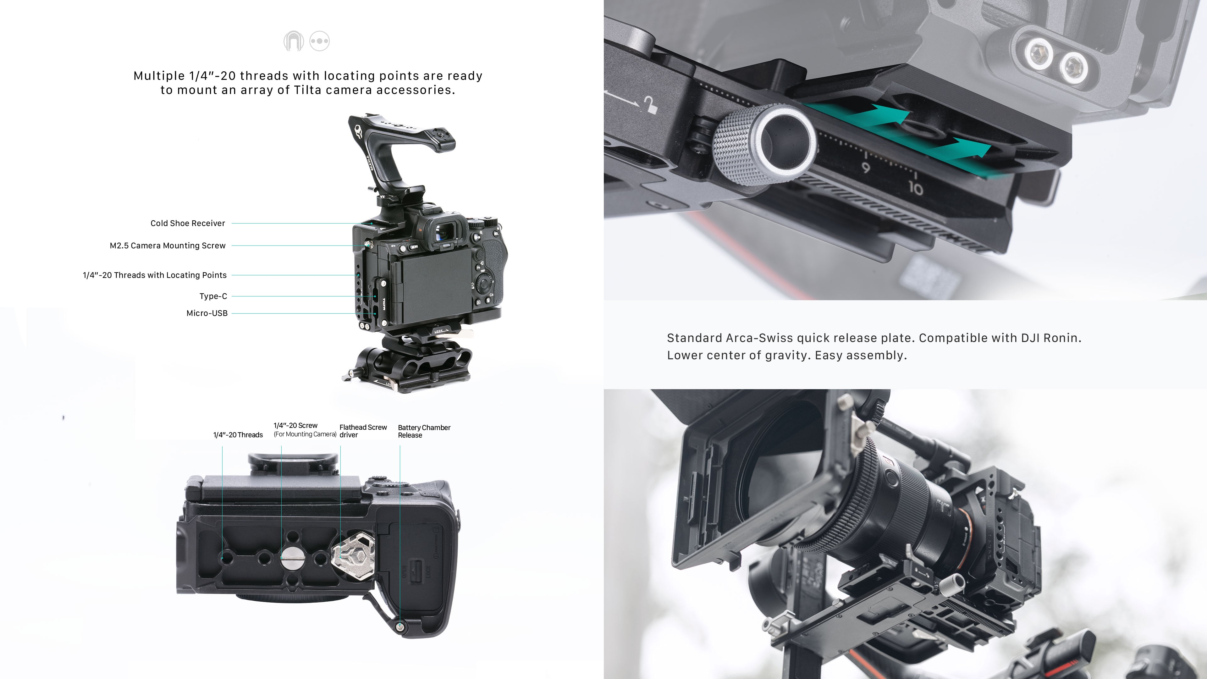 Tilta Sony a7R V Half Cage Pro Kit feature image